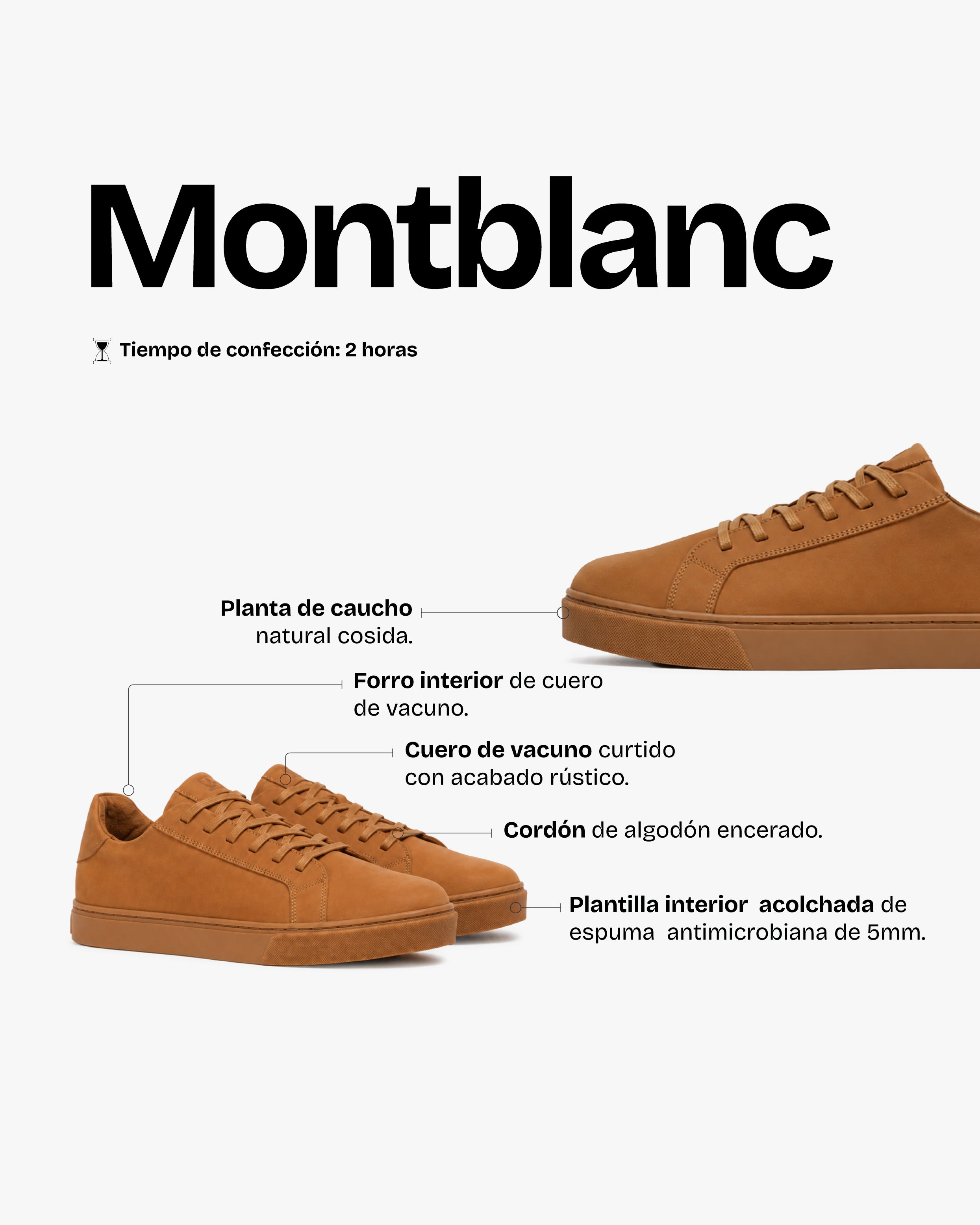 Zapatilla Hombre Montblanc Toffee