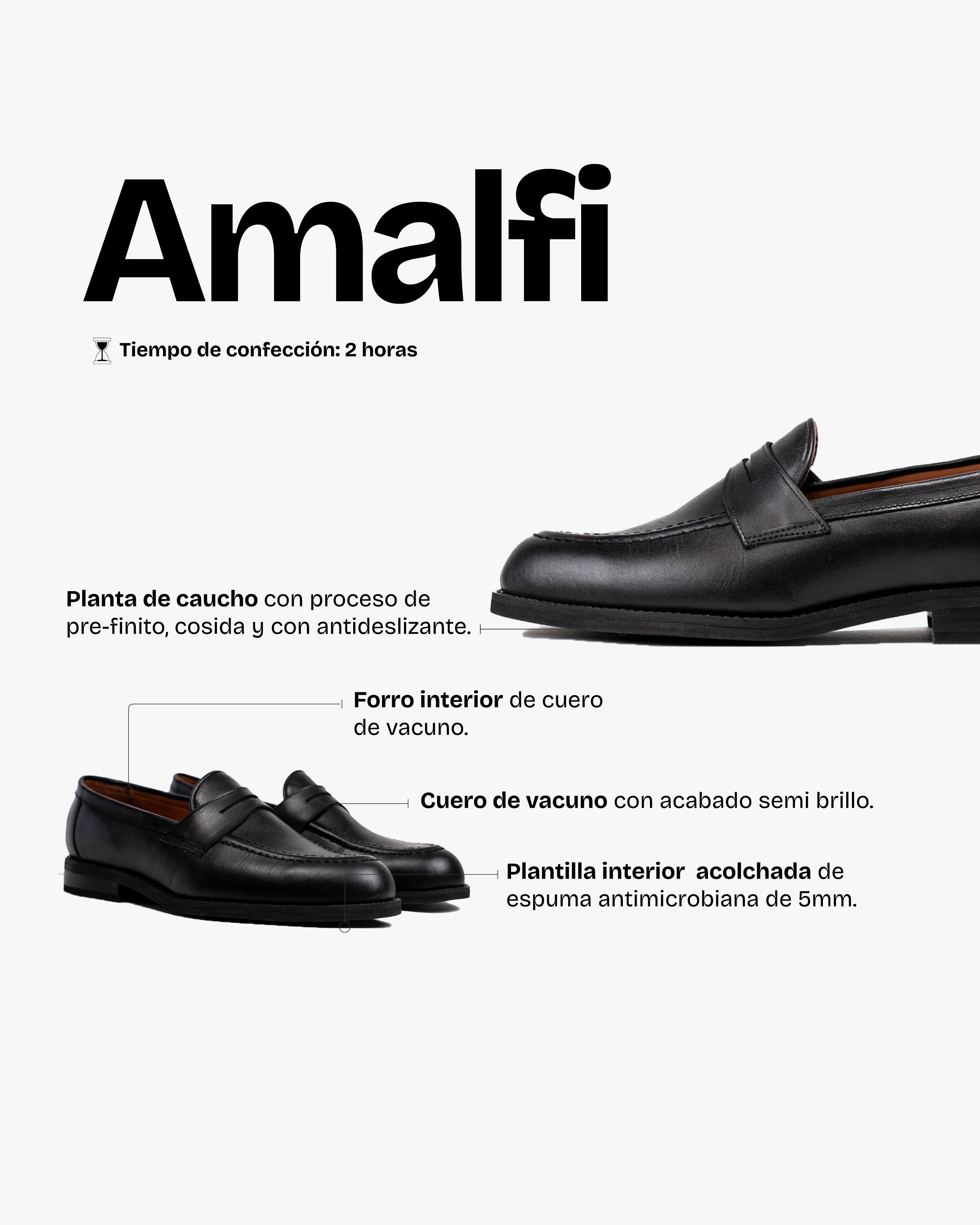 Zapato Hombre Amalfi Negro