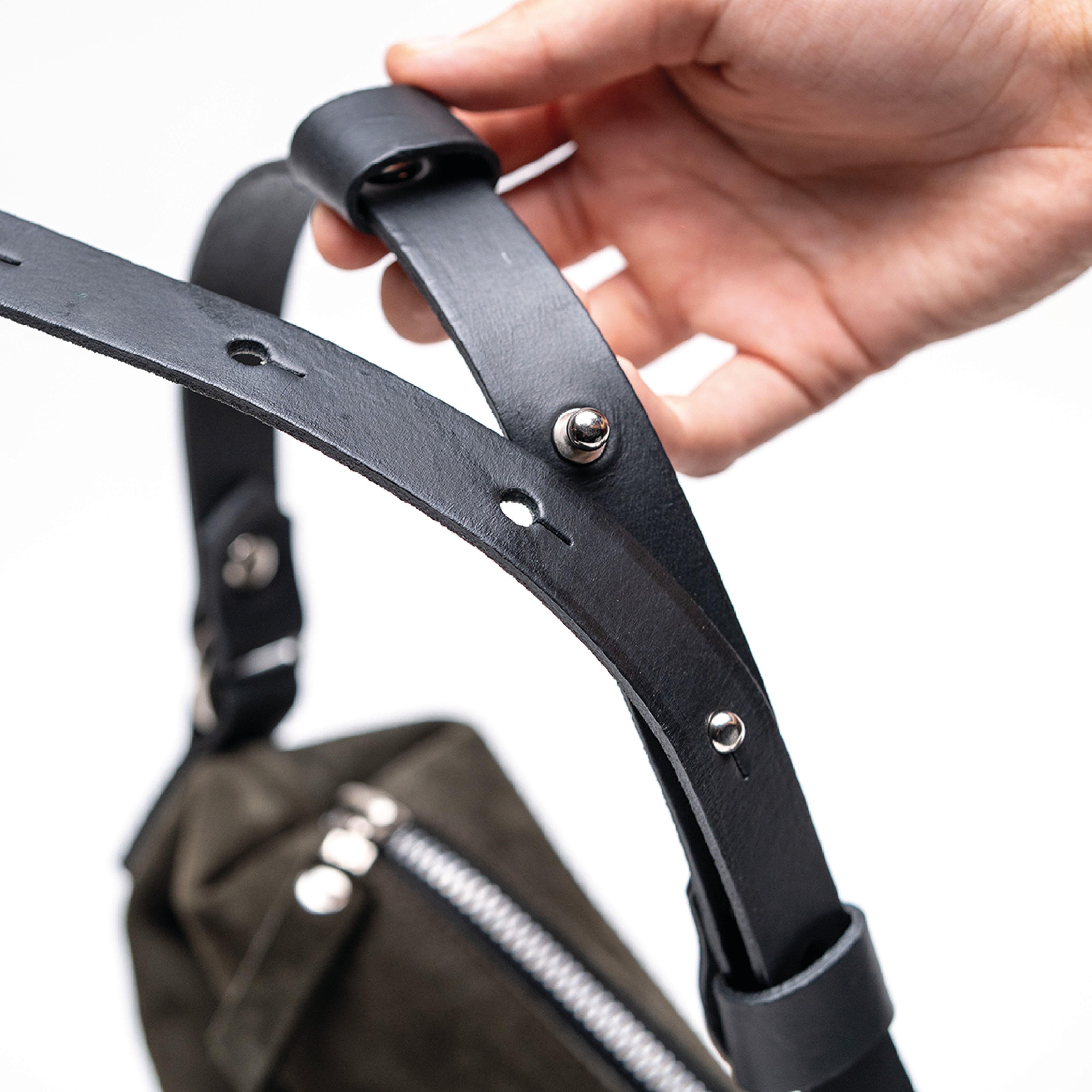 Cartera Peonía L Musgo