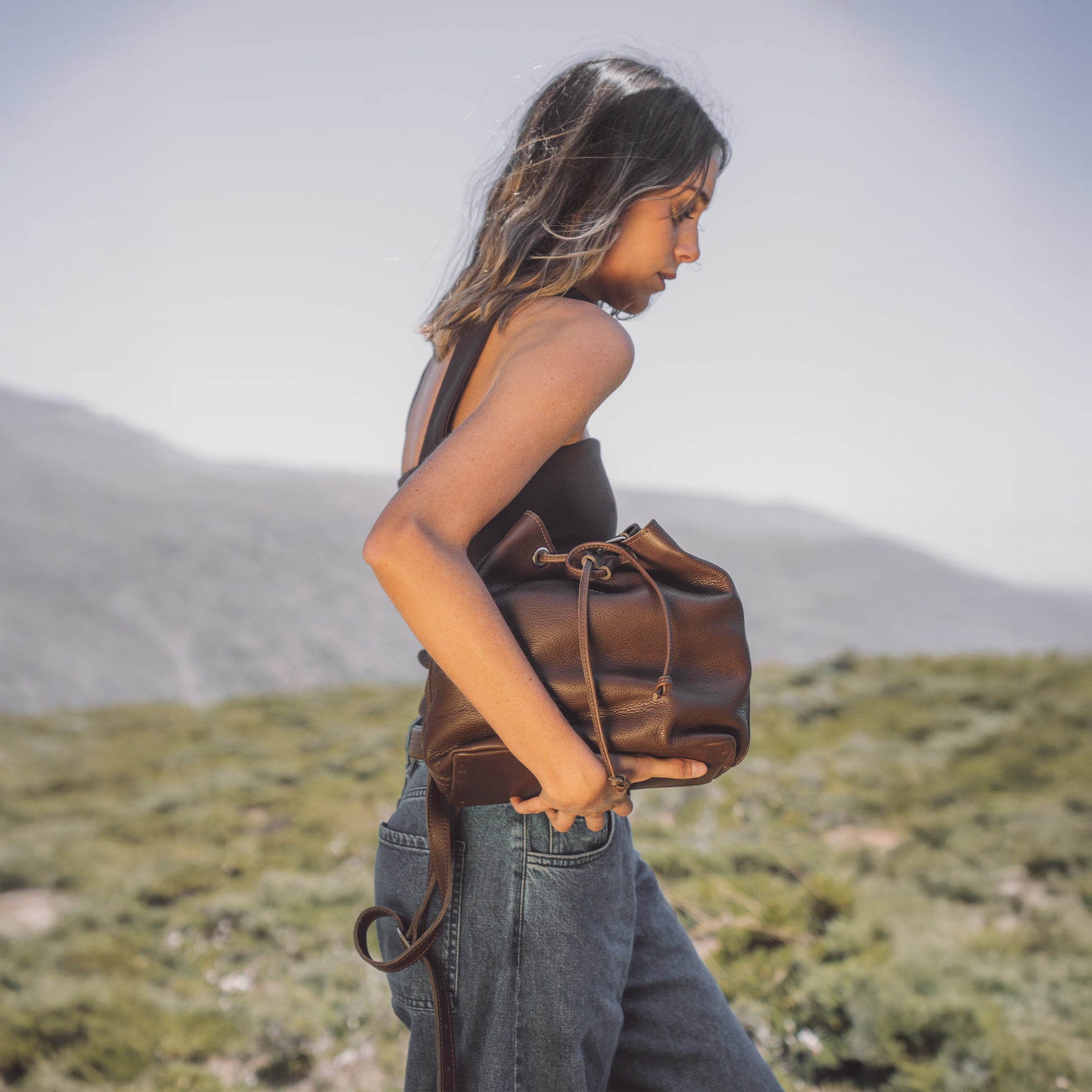 Cartera Amaranto Chocolate