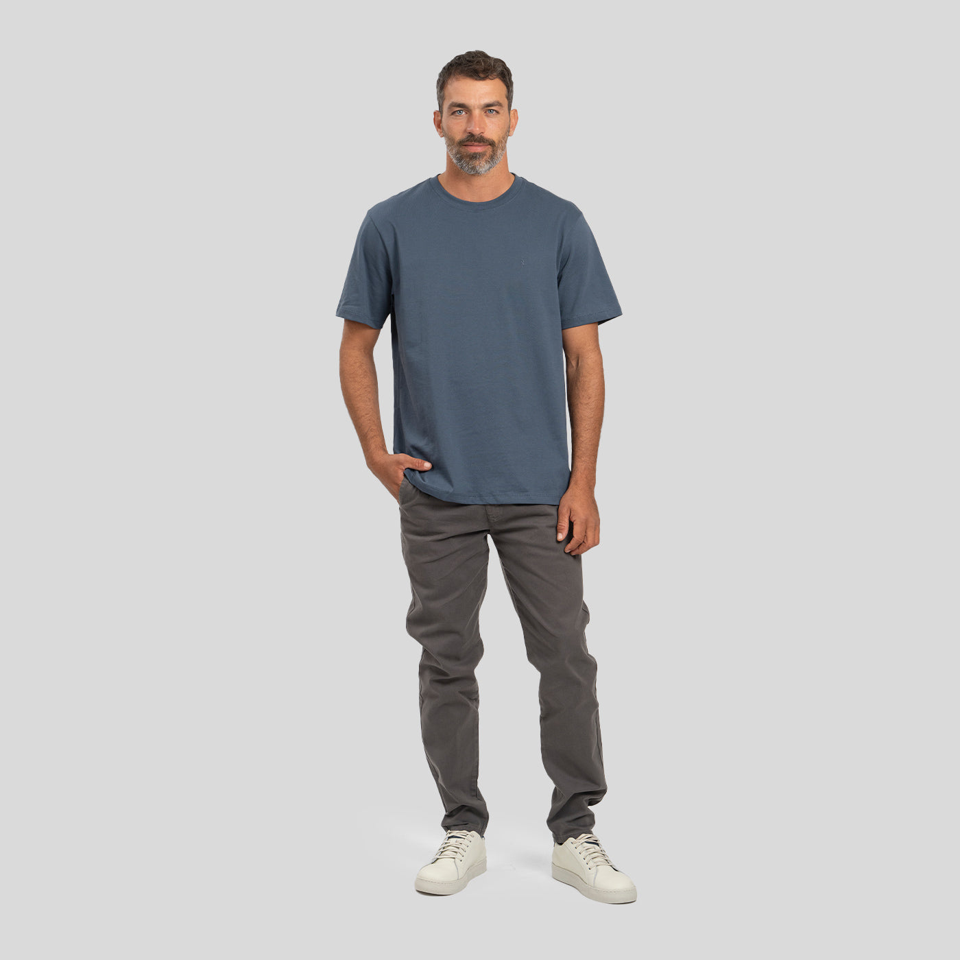 Polera Pima Azul