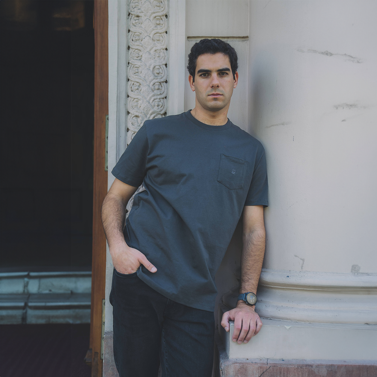 Polera Pocket Onix - Trauko