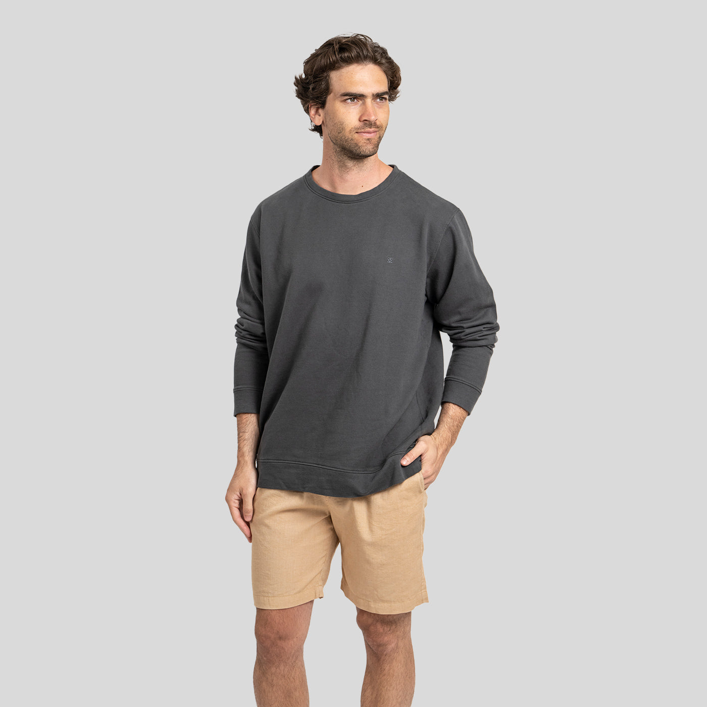 Polerón Crew Grafito