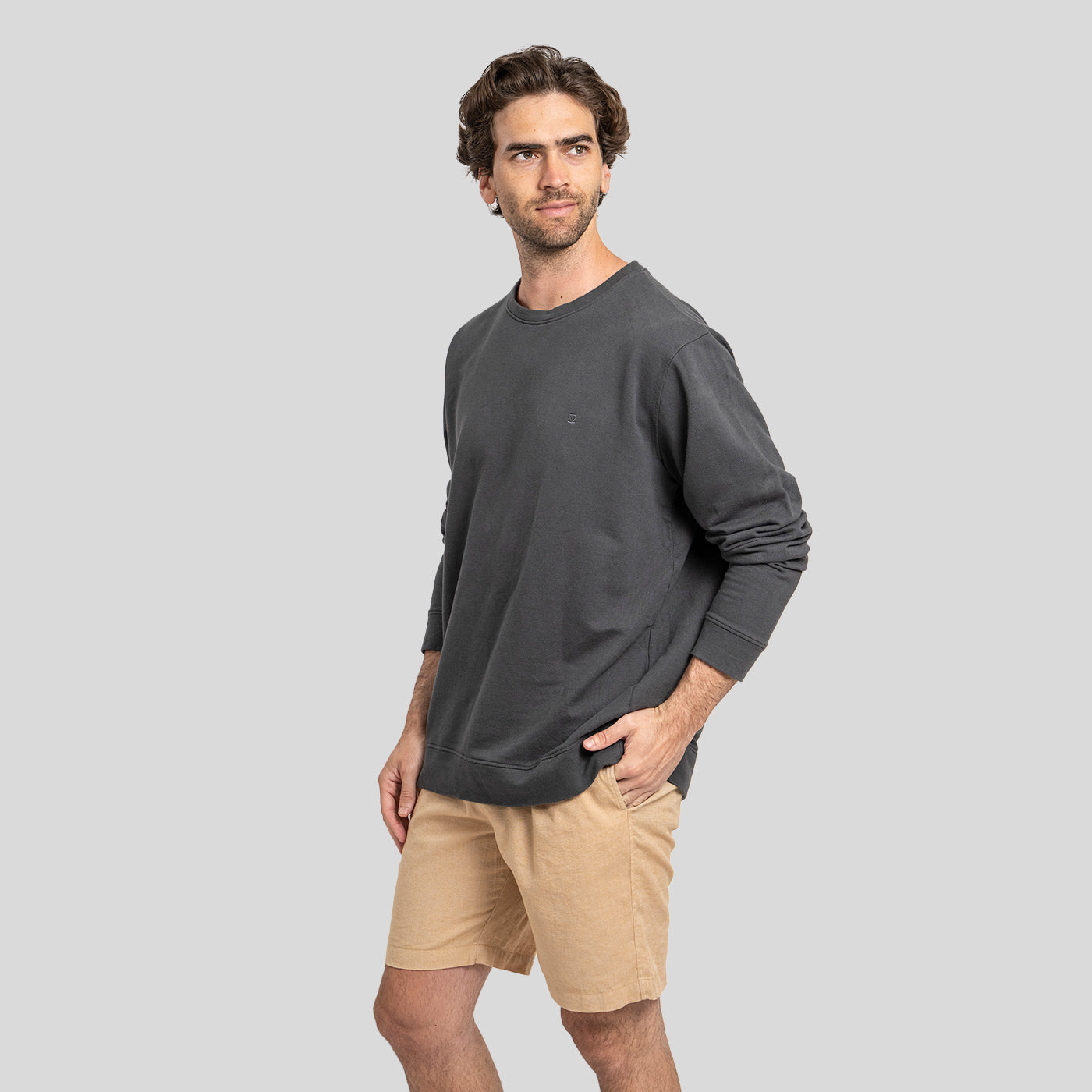 Polerón Crew Grafito