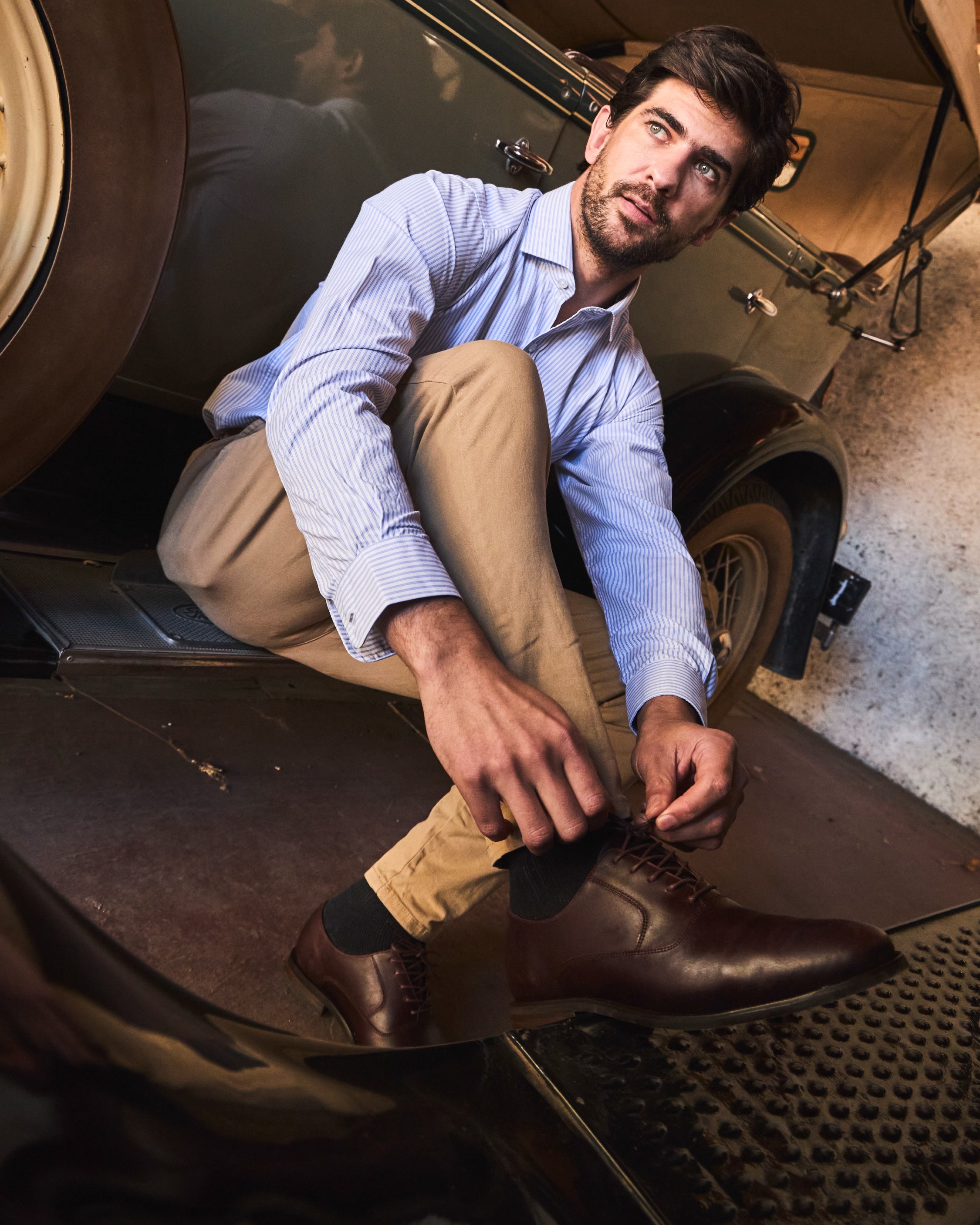 Zapato Hombre Palermo Brandy