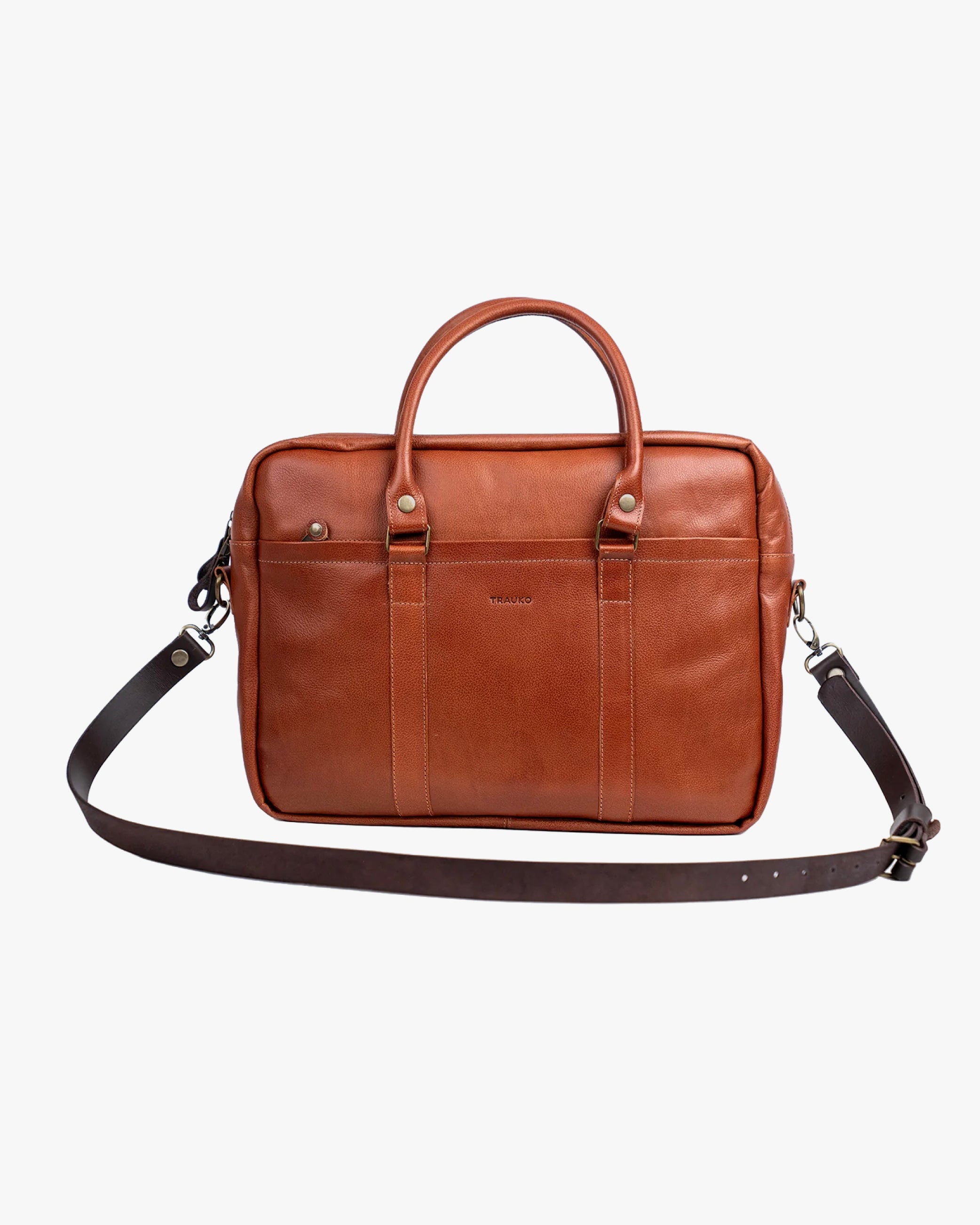 Maletín Zurich Cognac - Trauko