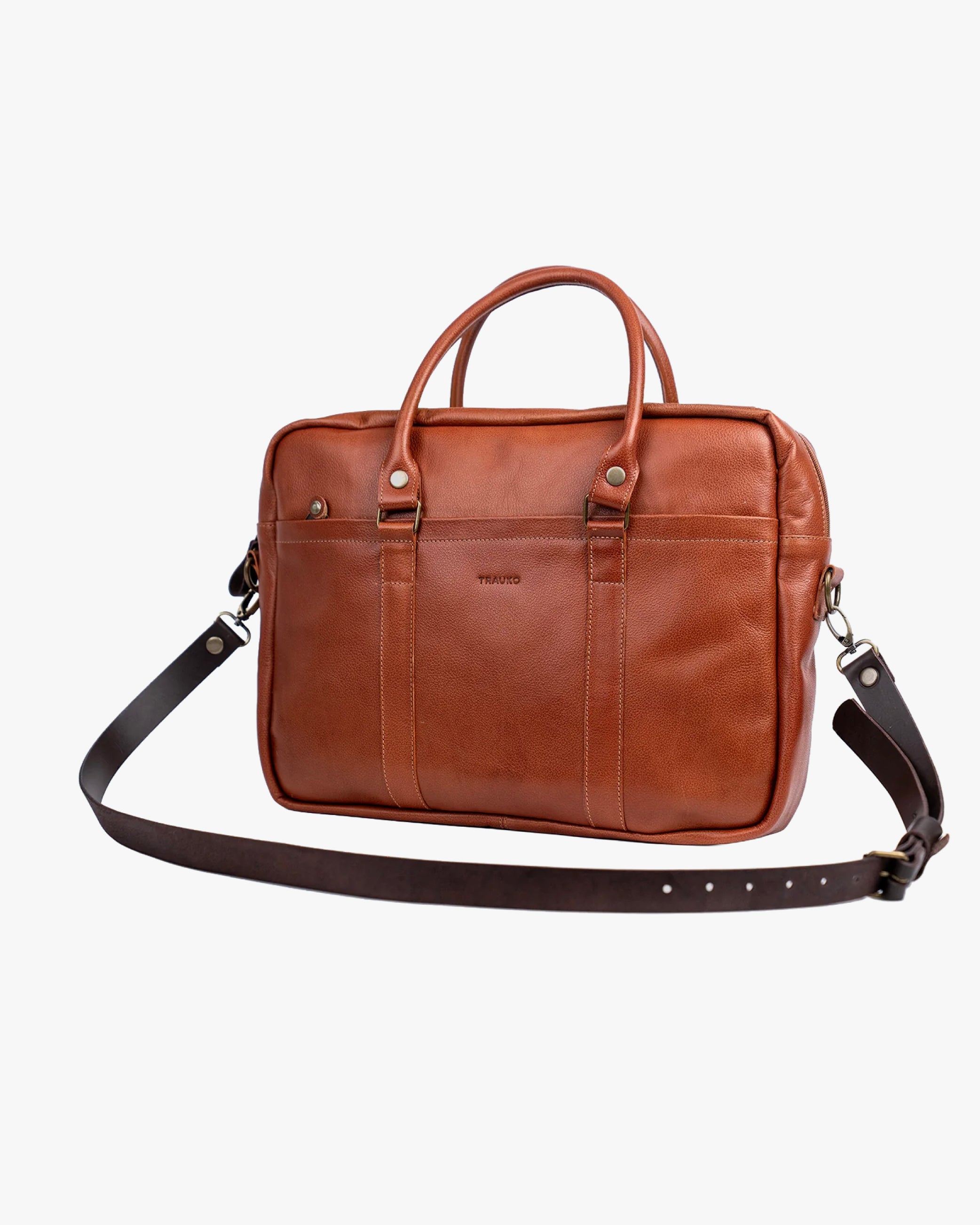 Maletín Zurich Cognac - Trauko