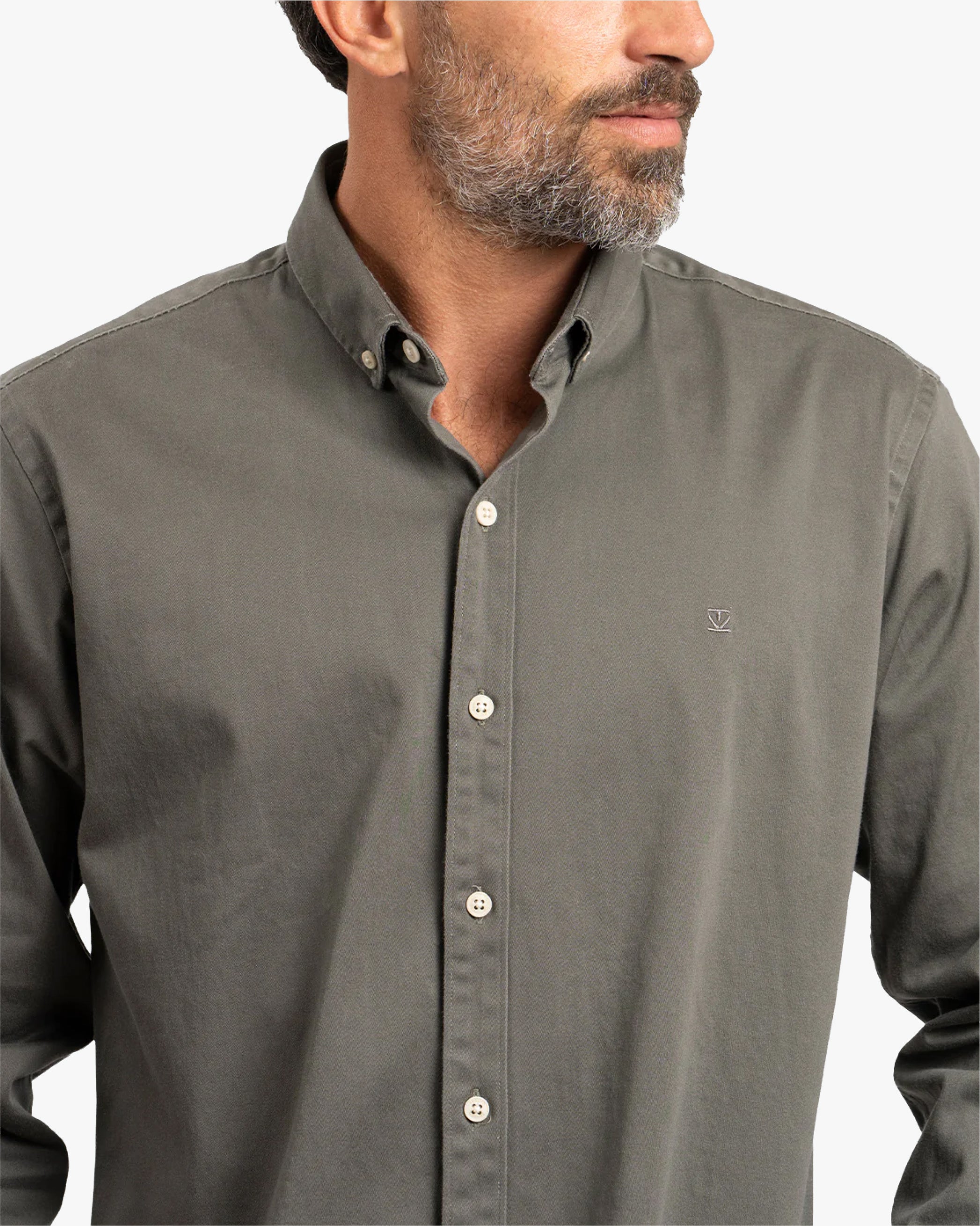 Camisa Drill Olivo - Trauko