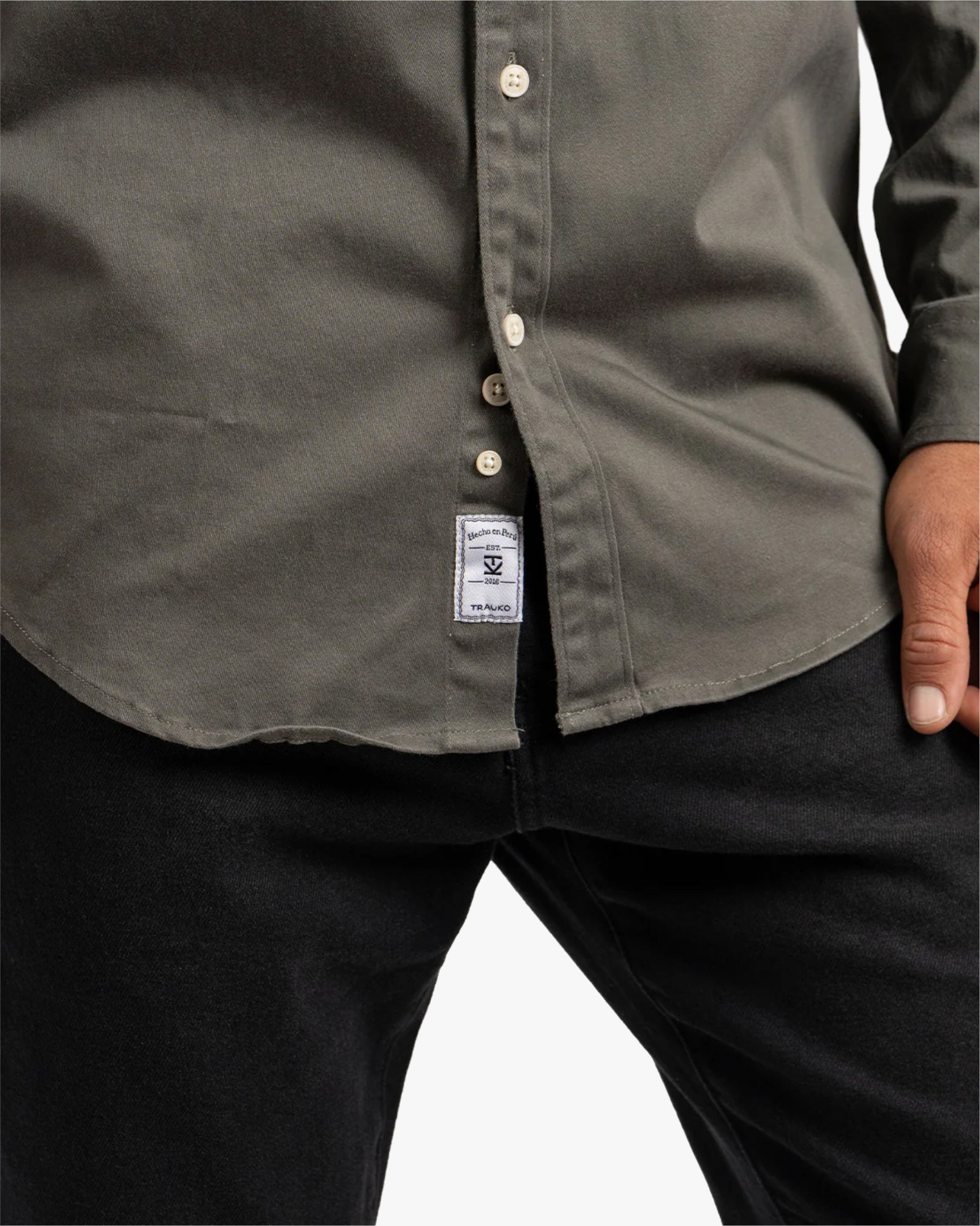Camisa Drill Olivo - Trauko