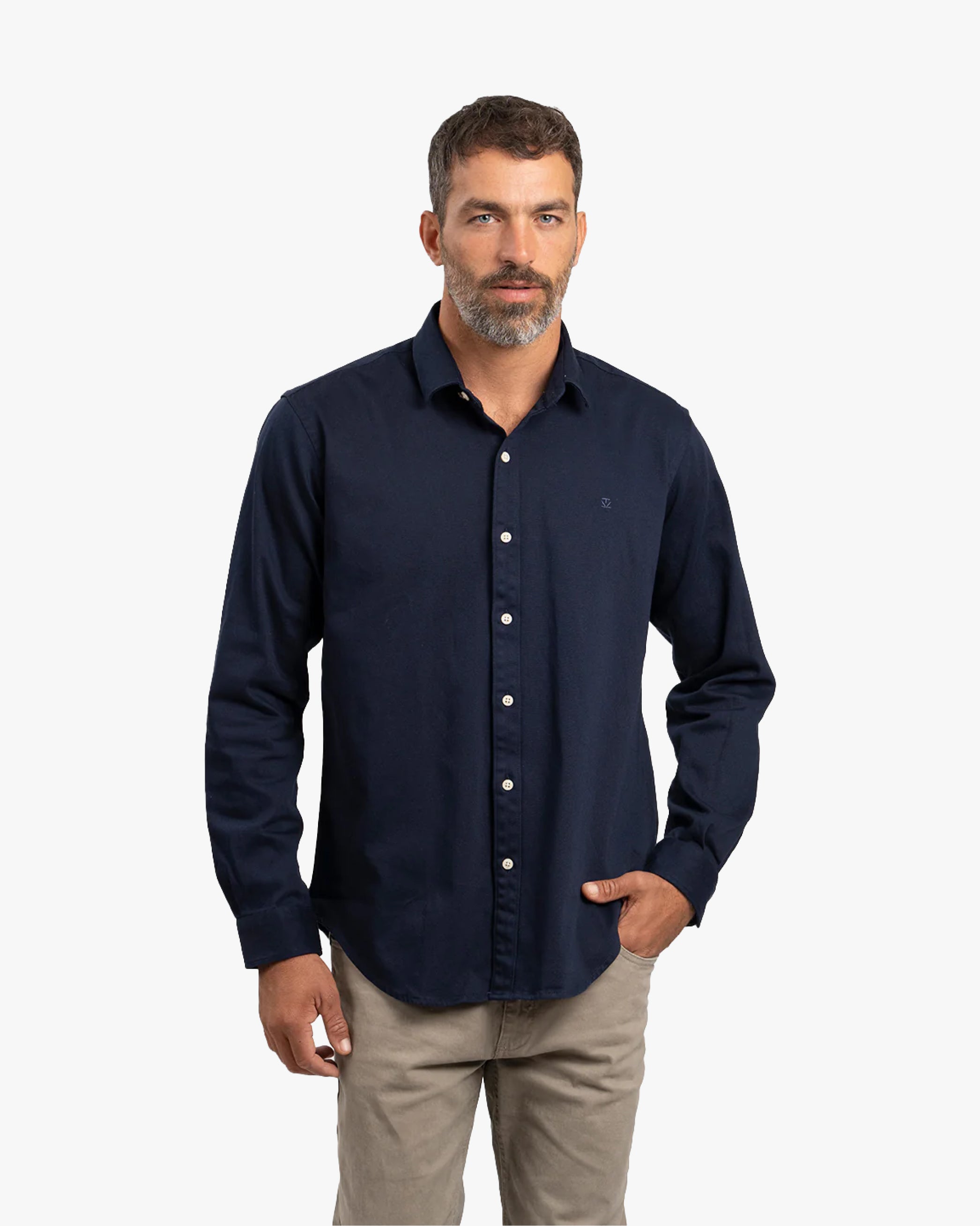 Camisa Drill Navy - Trauko