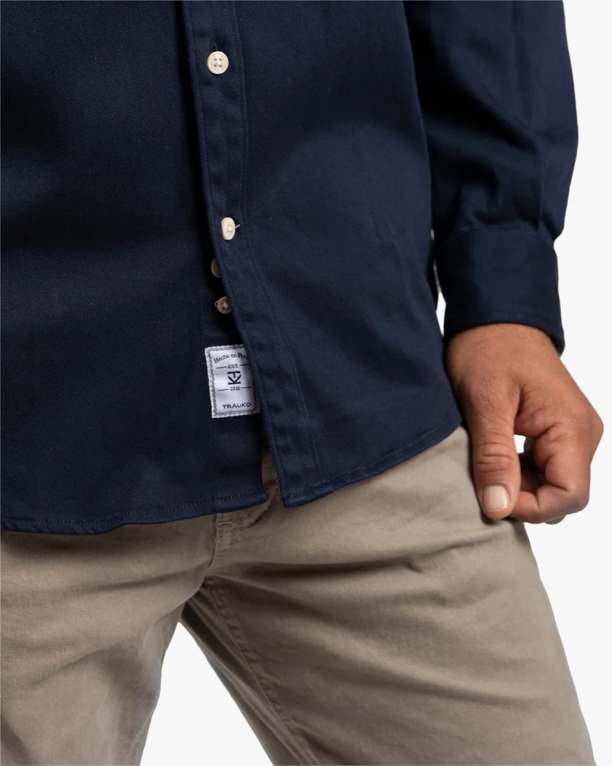 Camisa Drill Navy - Trauko