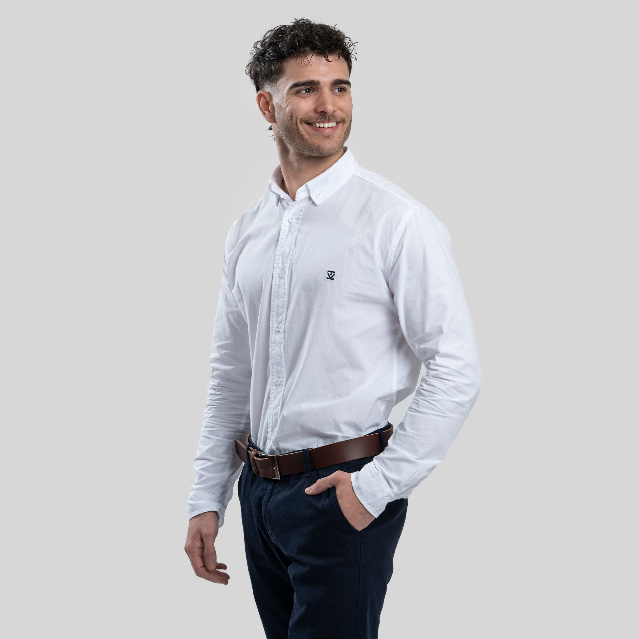 Camisa Oxford  White