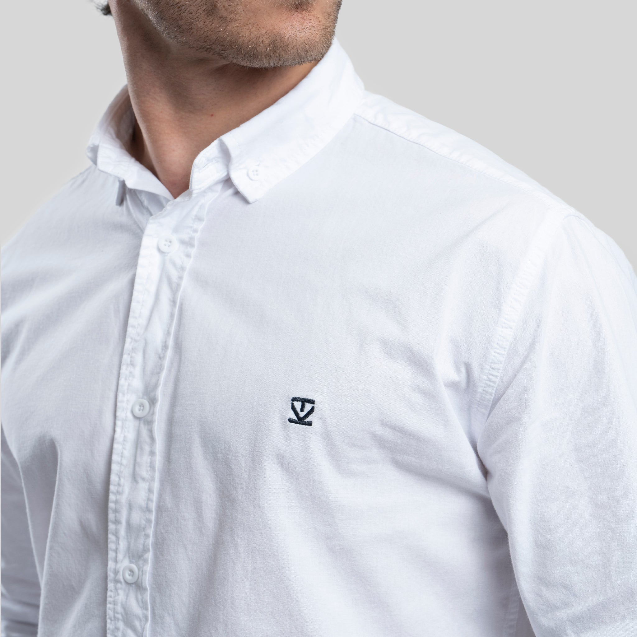 Camisa Oxford  White