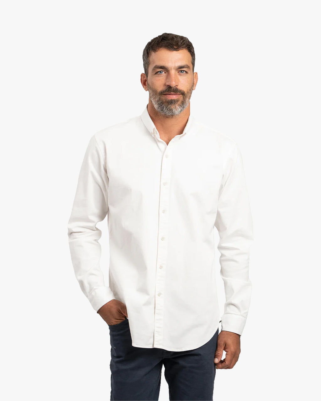 Camisa Oxford Blanco