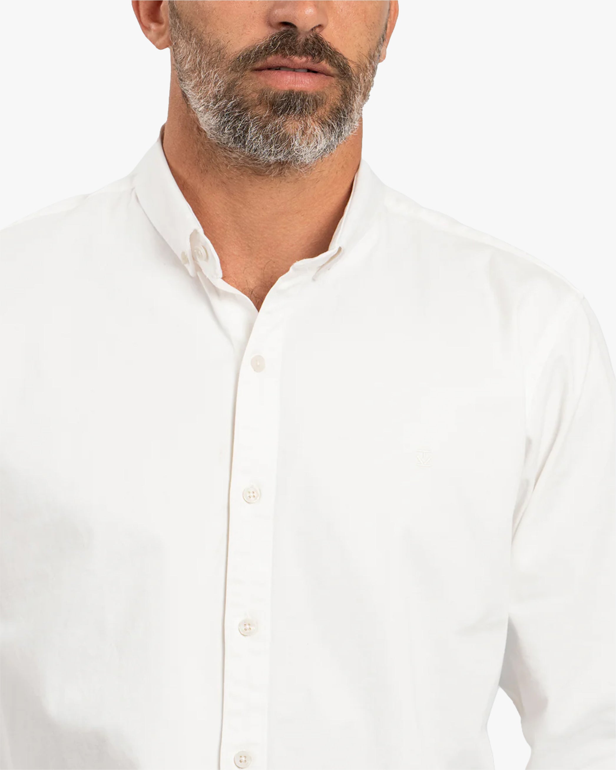 Camisa Oxford Blanco - Trauko