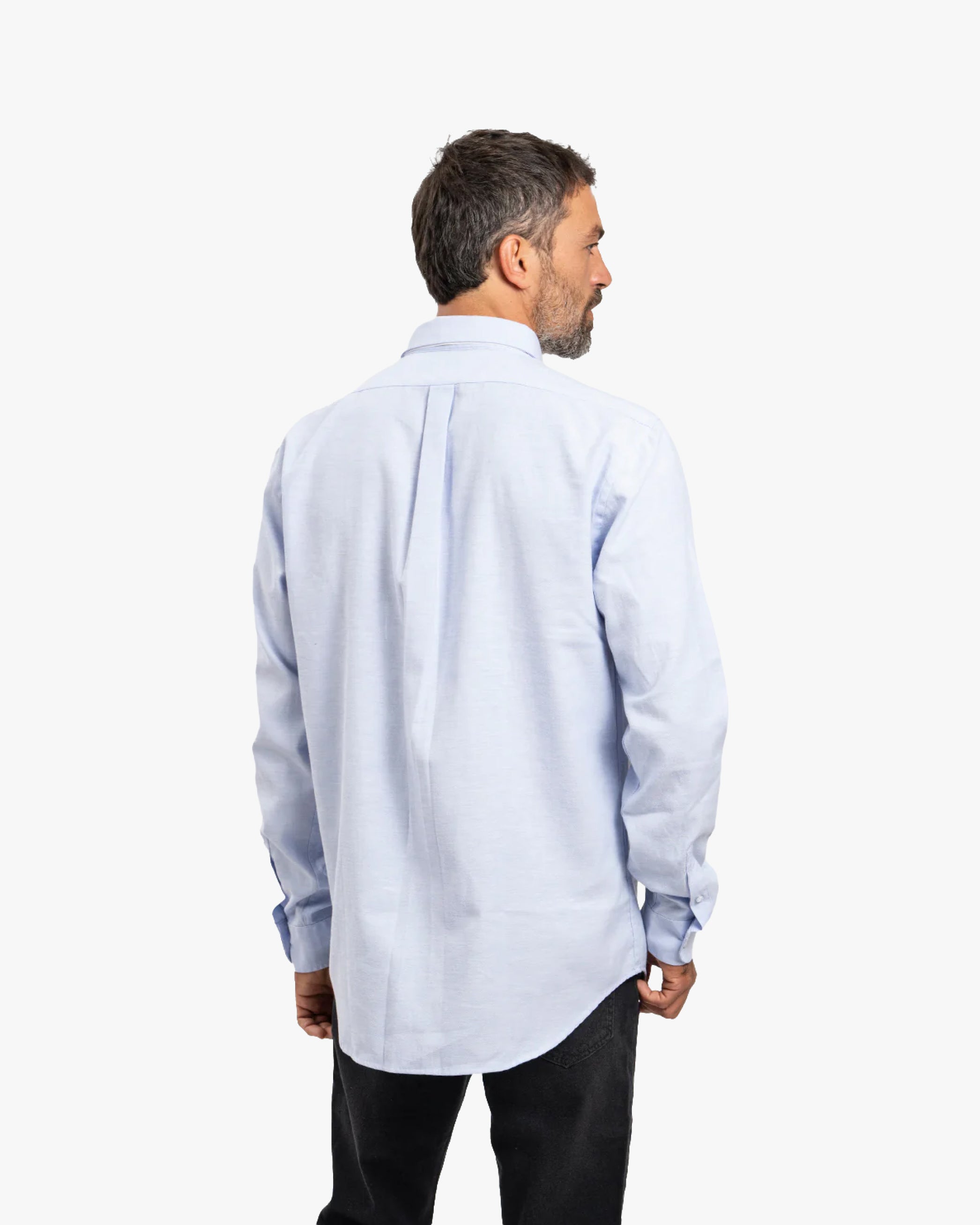 Camisa Oxford Celeste - Trauko