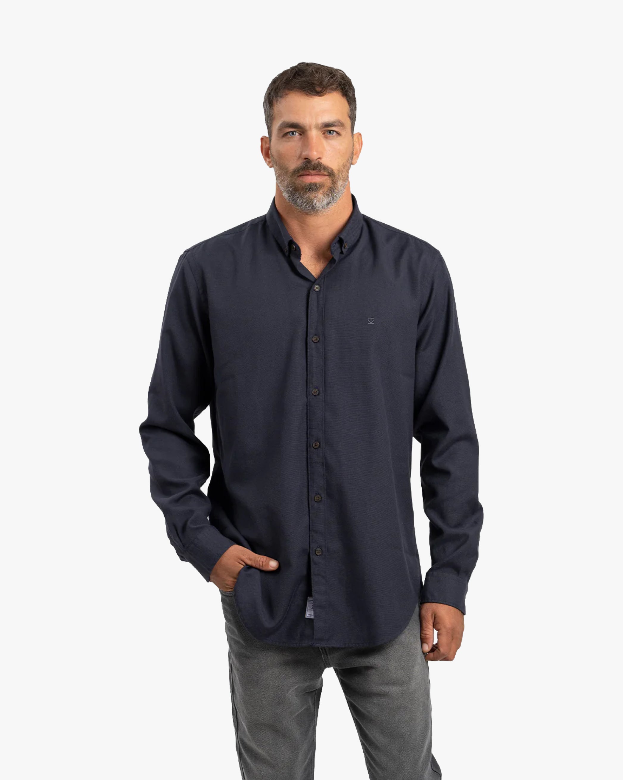 Camisa Oxford Navy - Trauko