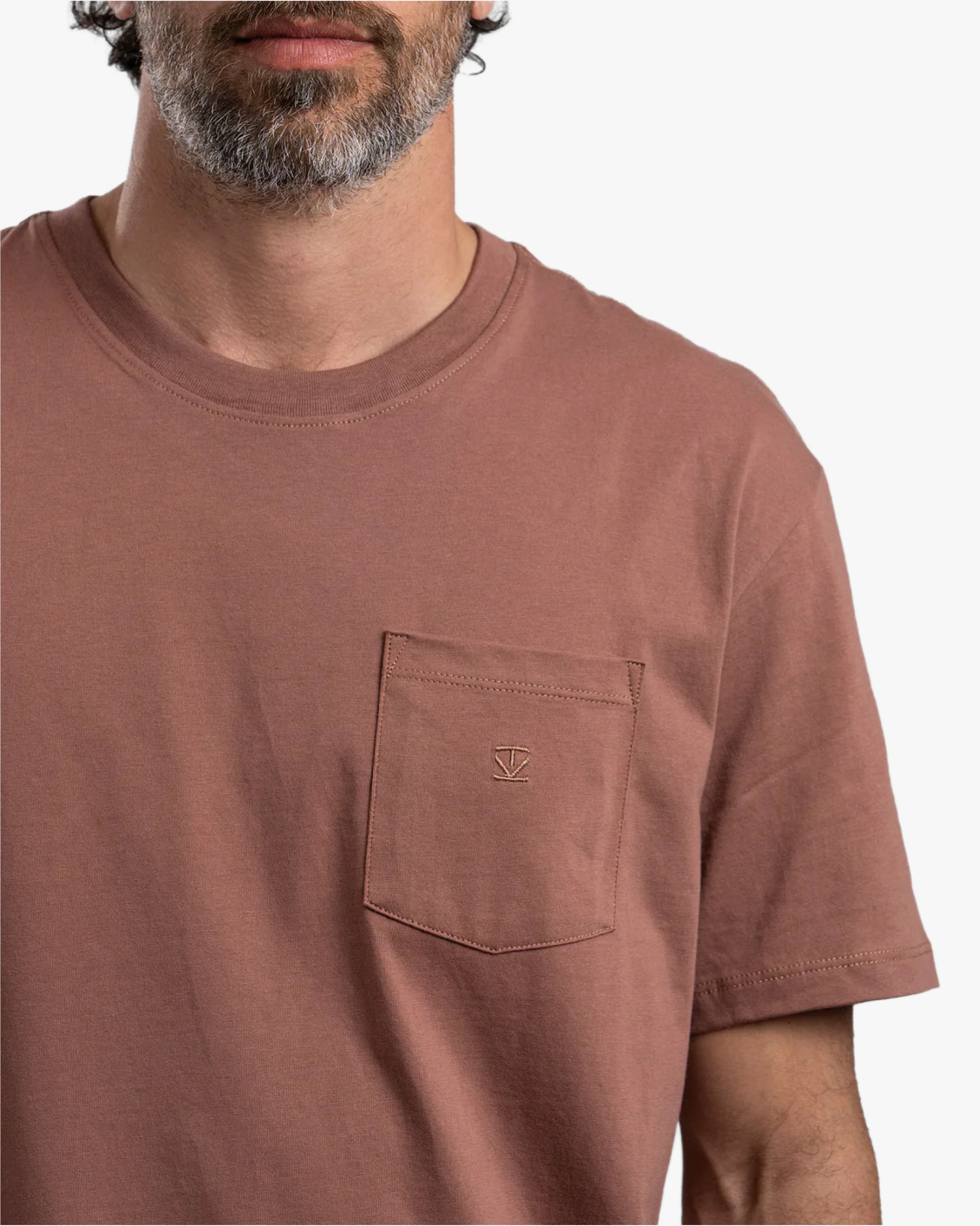 Polera Pocket Terracota - Trauko