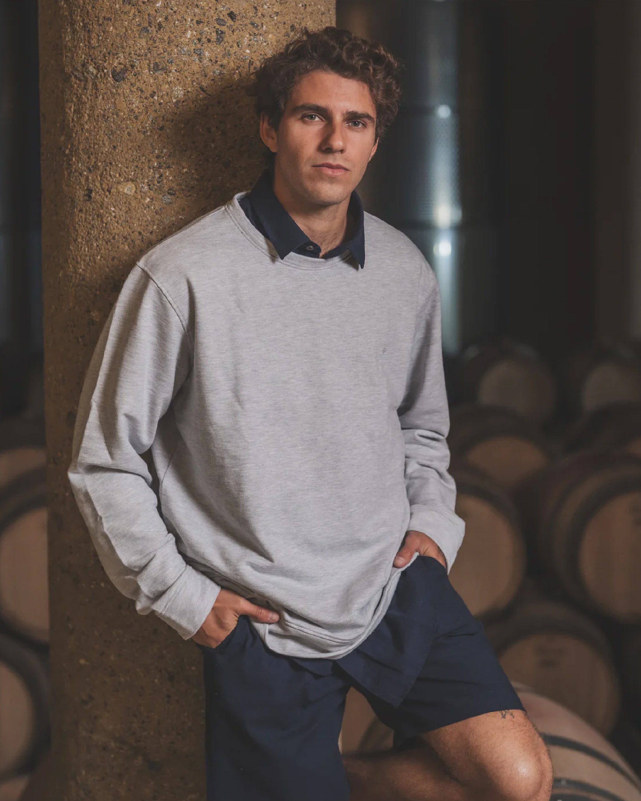 Polerón OverSize Gris