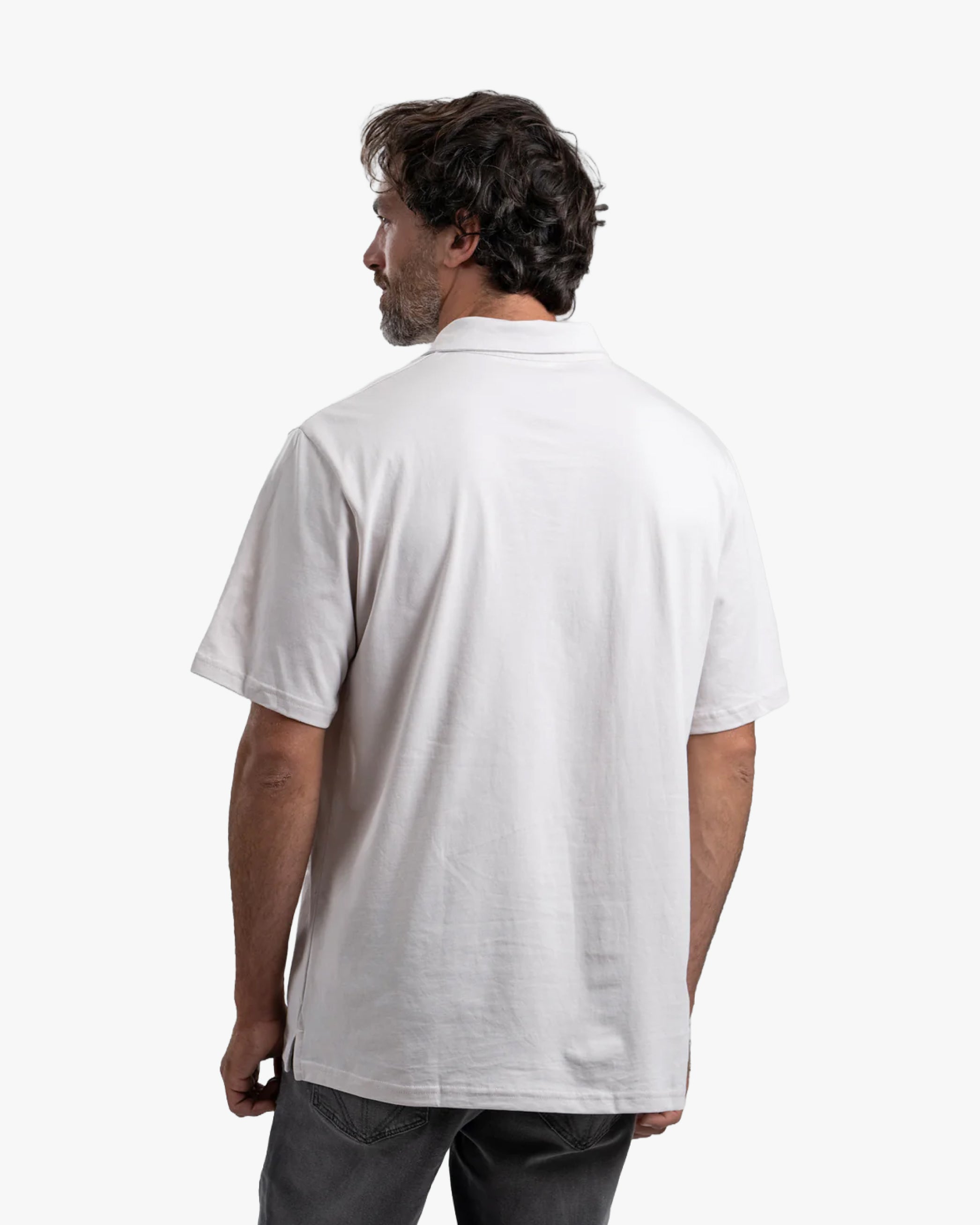 Polera Polo White - Trauko