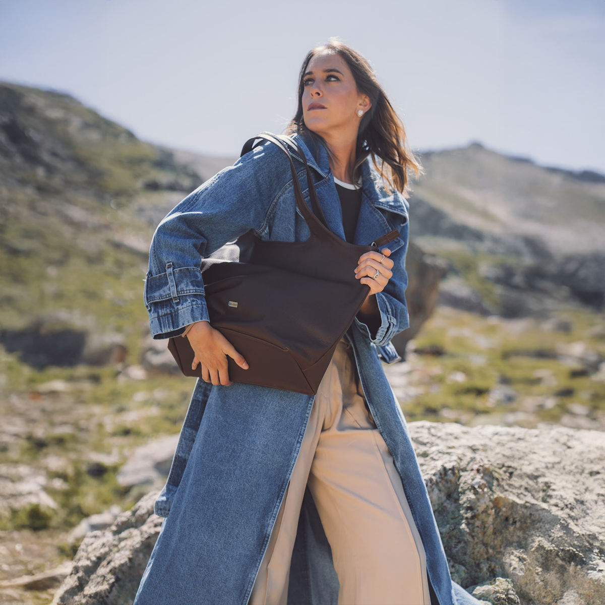 Cartera Malva Chocolate