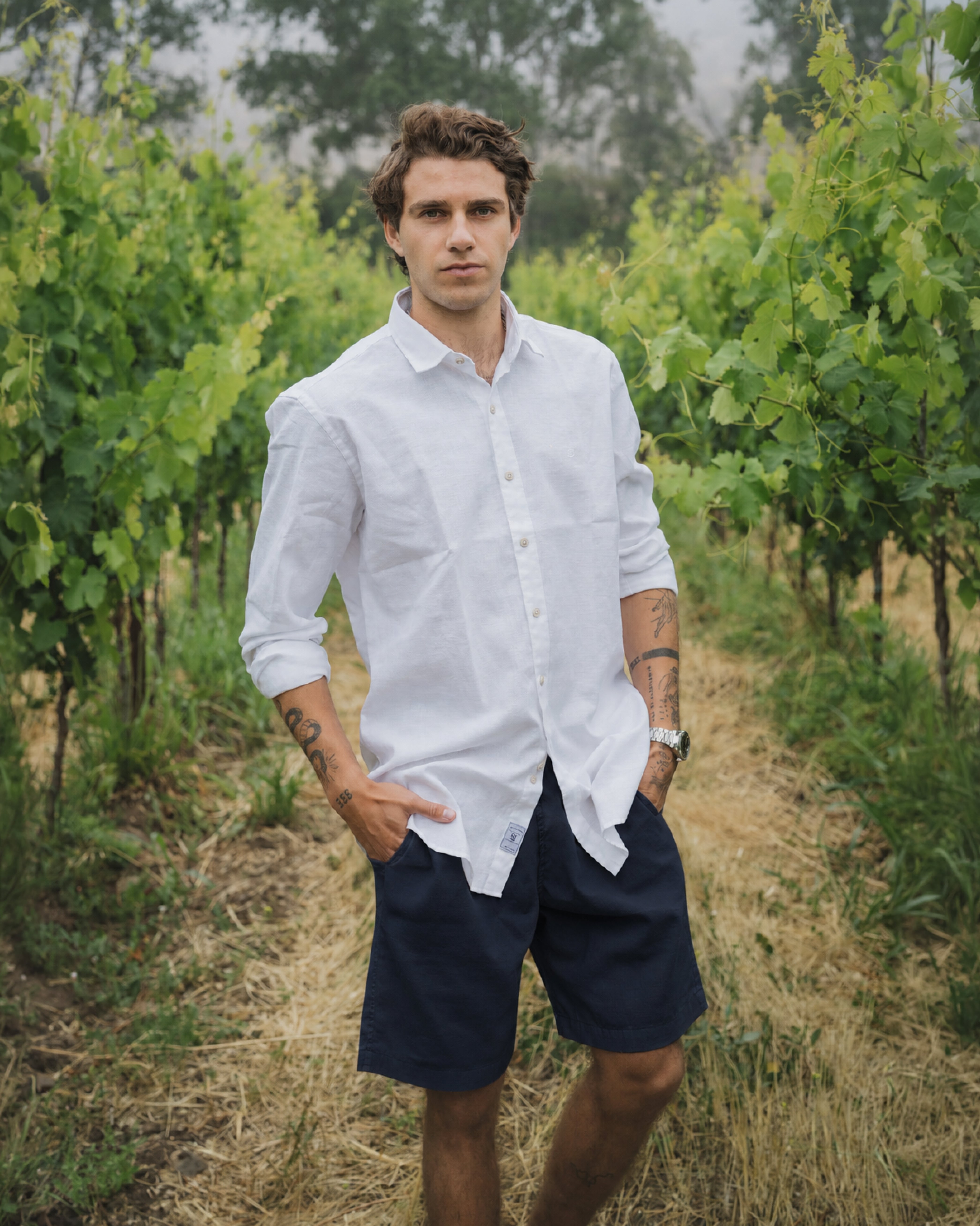 Short Lino Navy