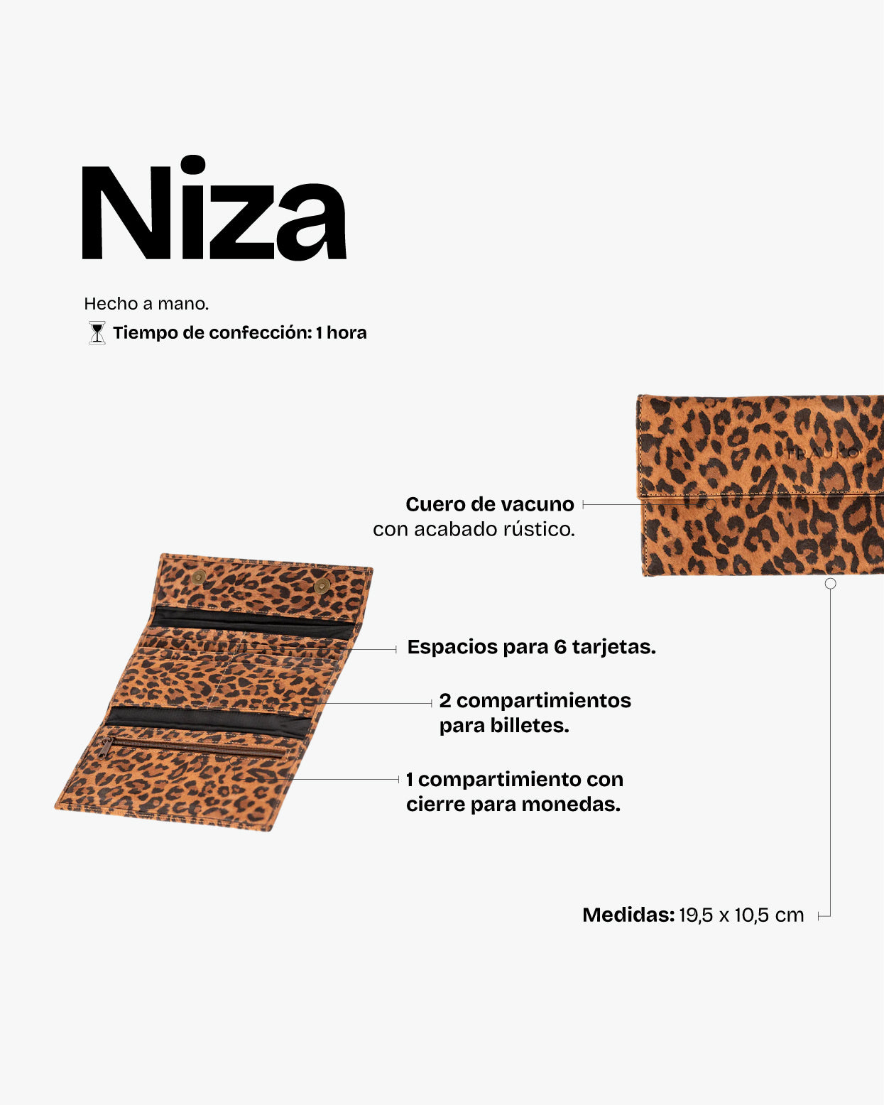 Billetera Niza Animal Print - Trauko