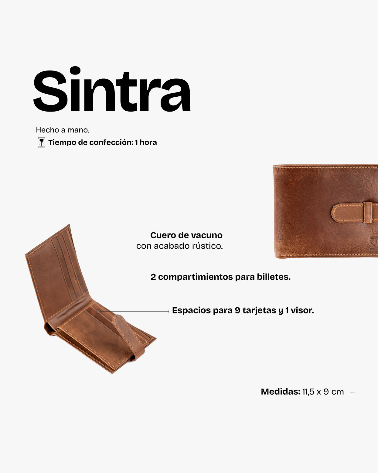 Billetera Sintra Café - Trauko