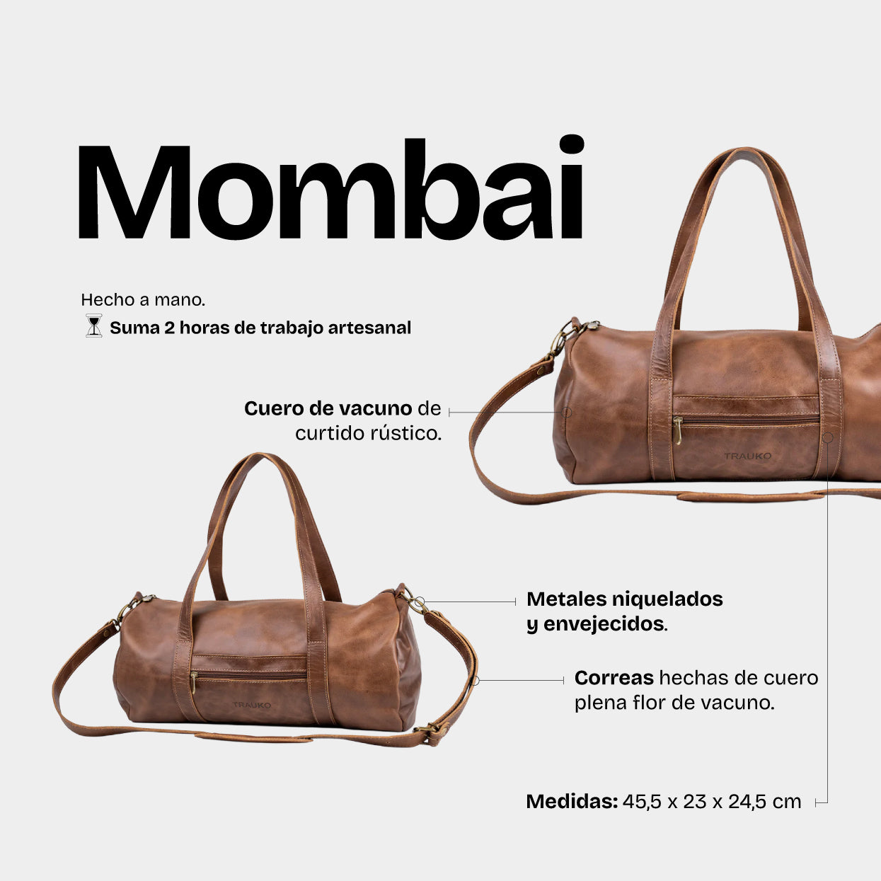 Bolso Mombai Café - Trauko