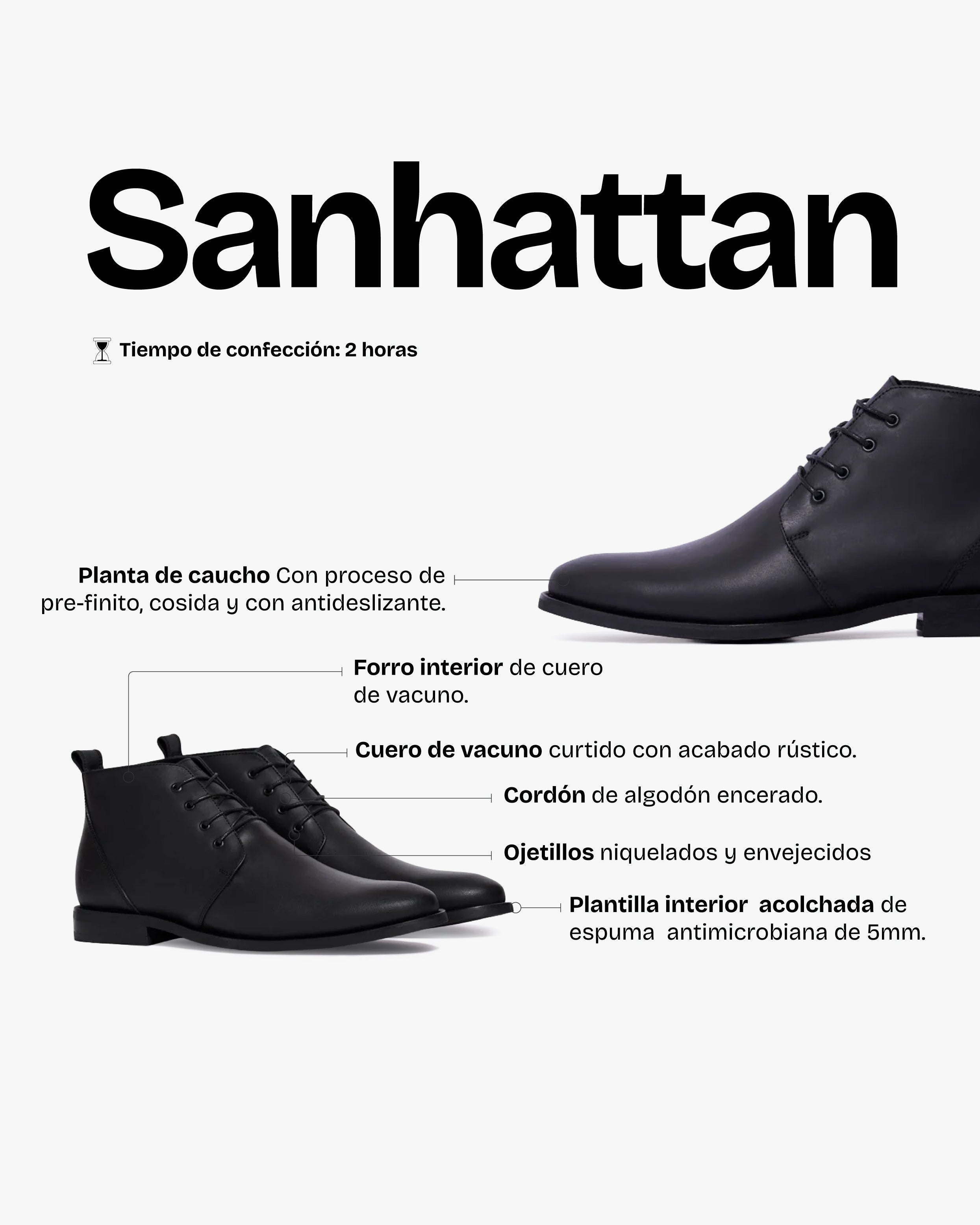 Botín Hombre Sanhattan Mate