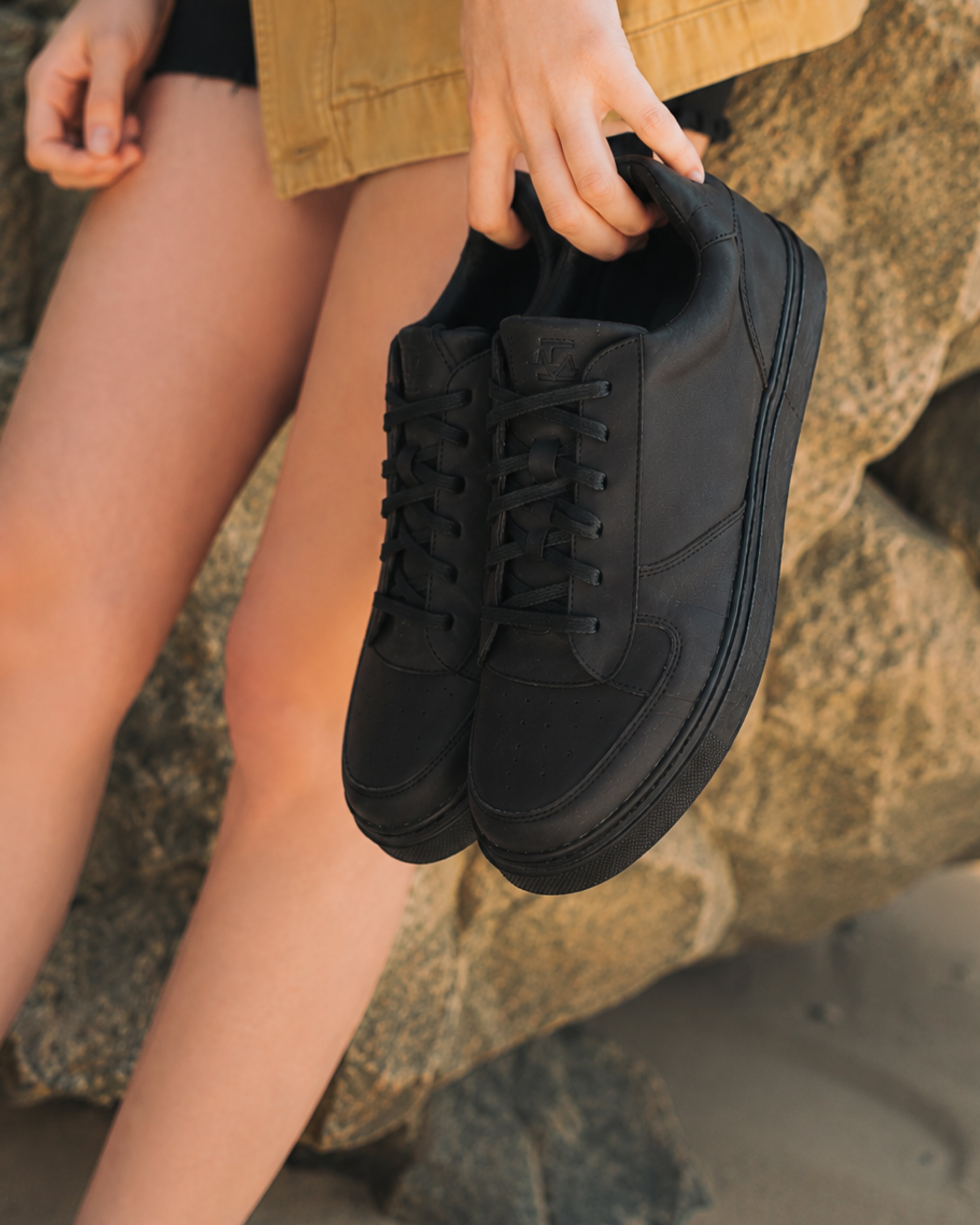 Zapatilla Mujer Brooklyn Negro - Trauko