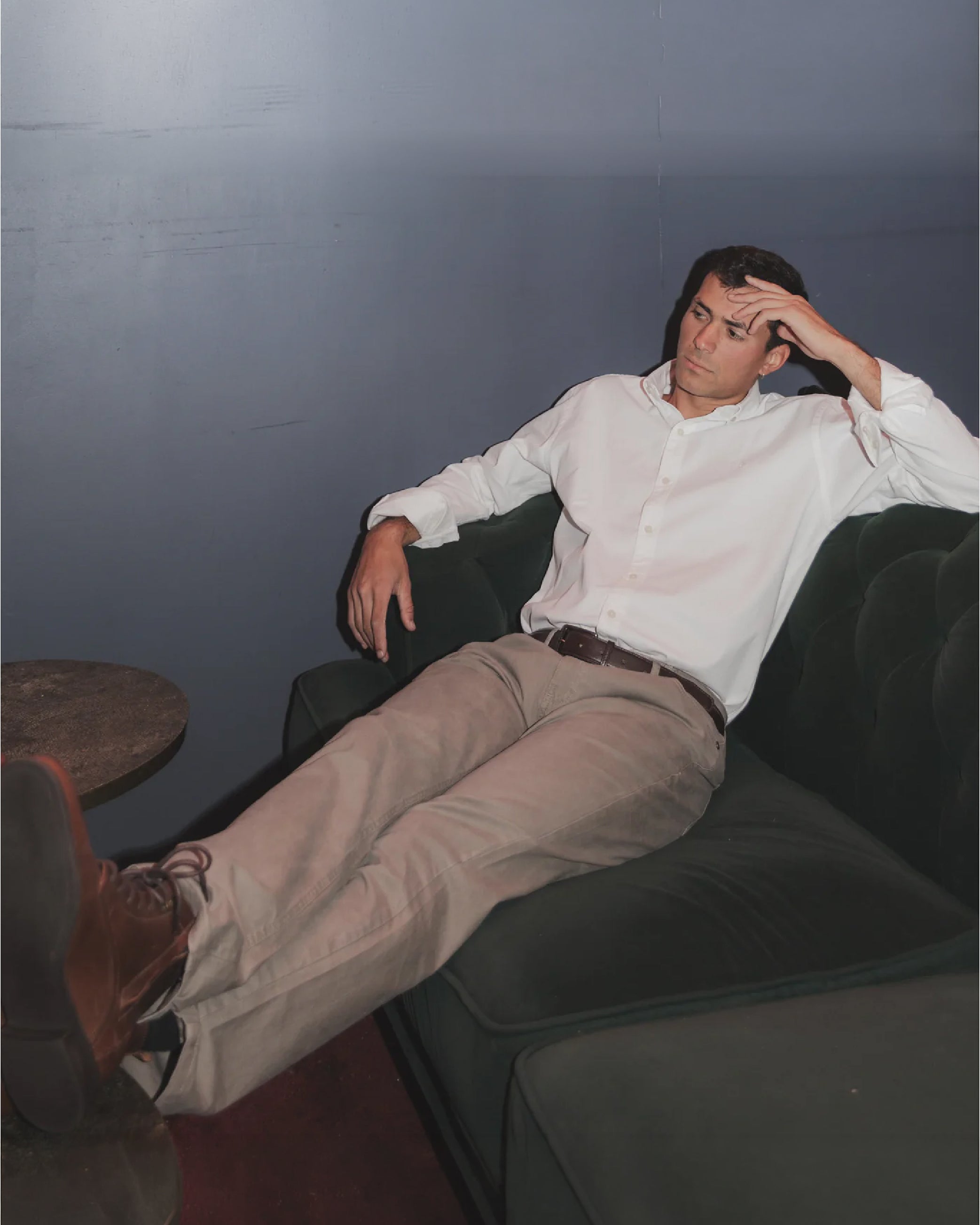 Camisa Oxford Blanco