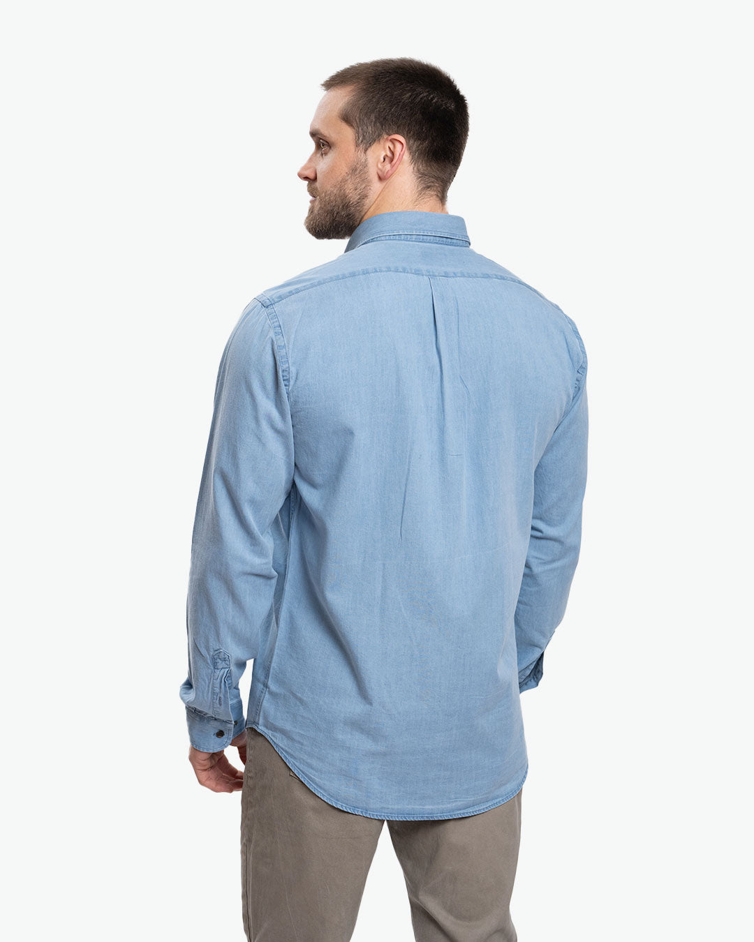 Camisa Denim Celeste