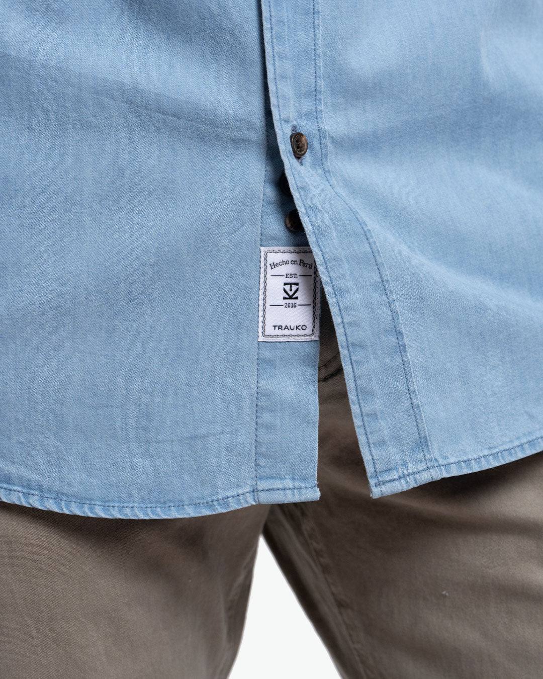 Camisa Denim Celeste