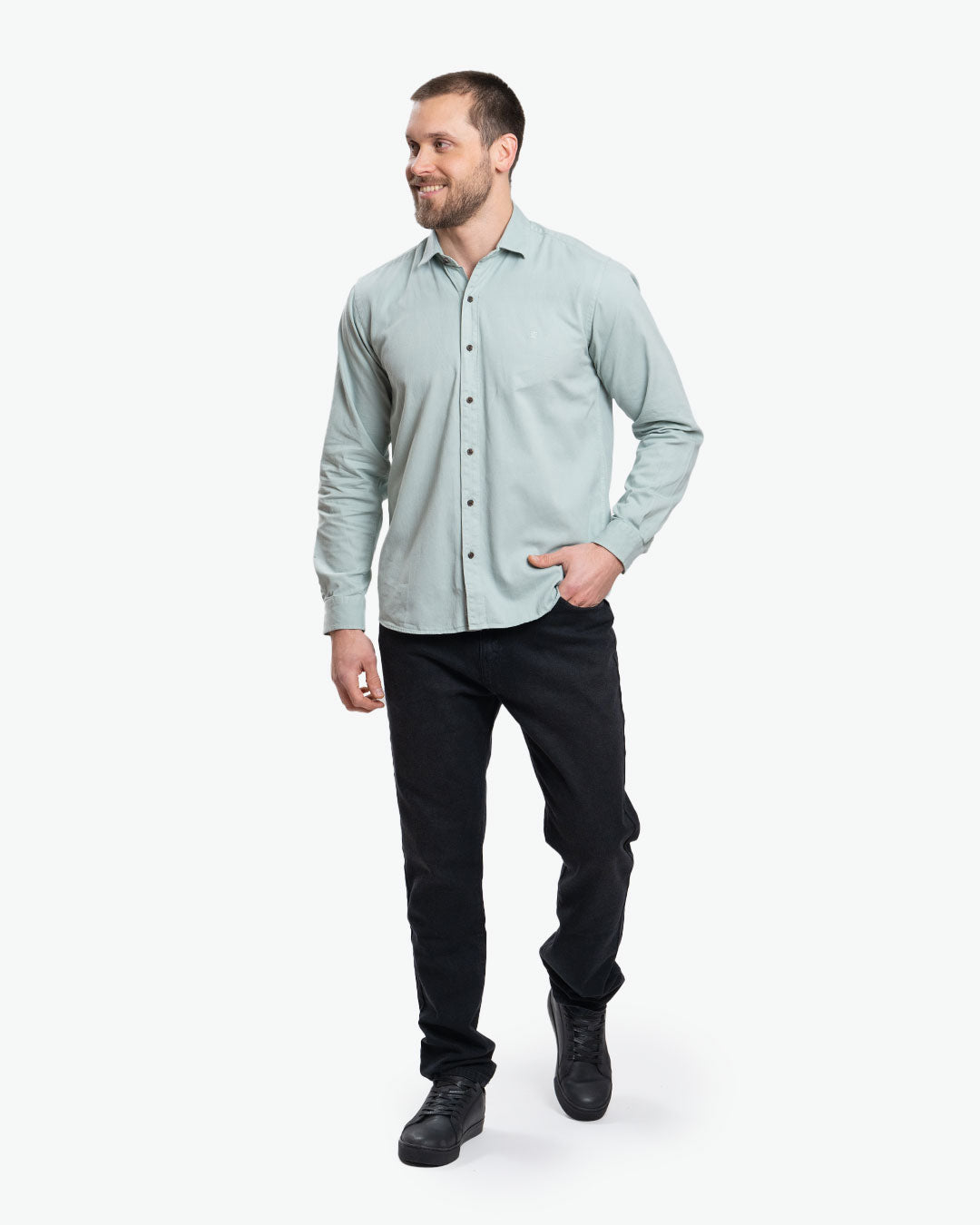 Camisa Denim Olivo