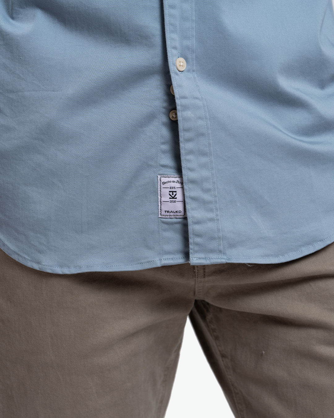 Camisa Drill Azul