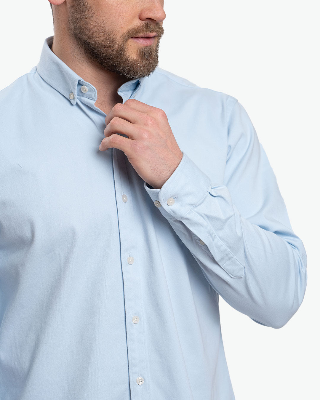 Camisa Drill Celeste