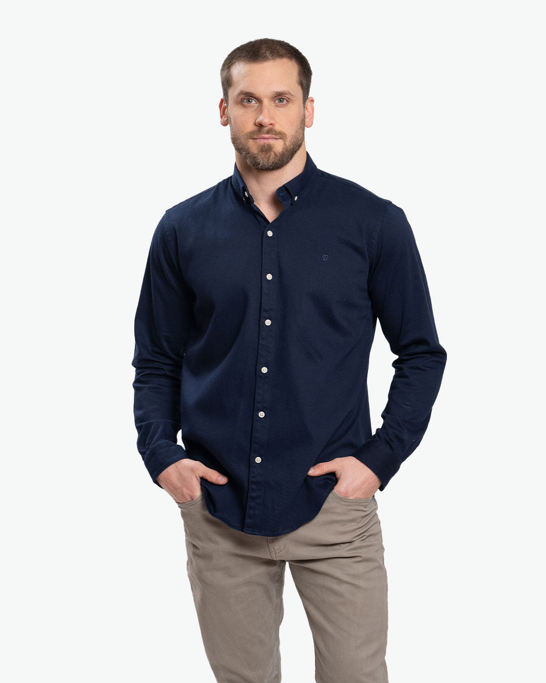 Camisa Drill Navy