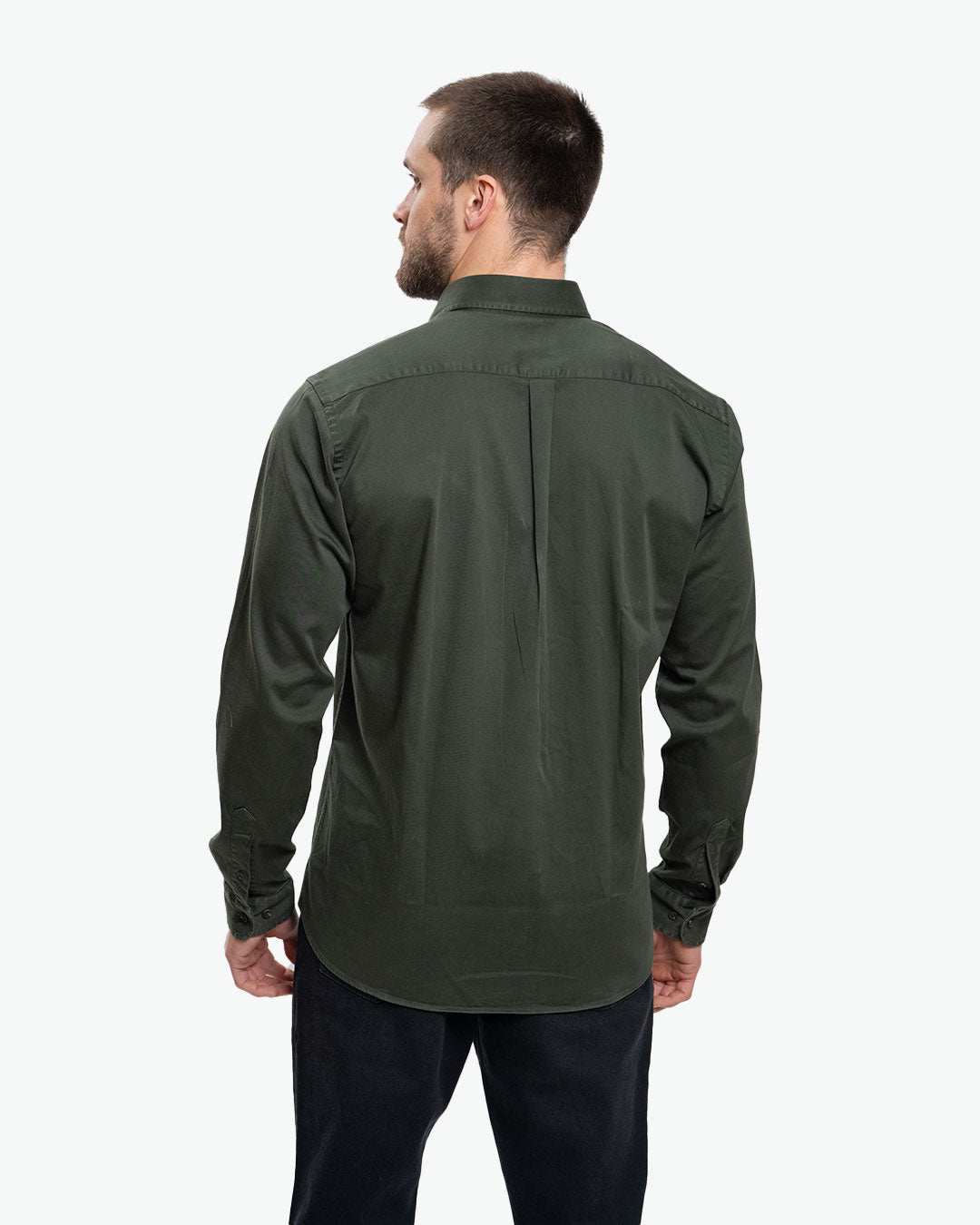 Camisa Drill Olivo