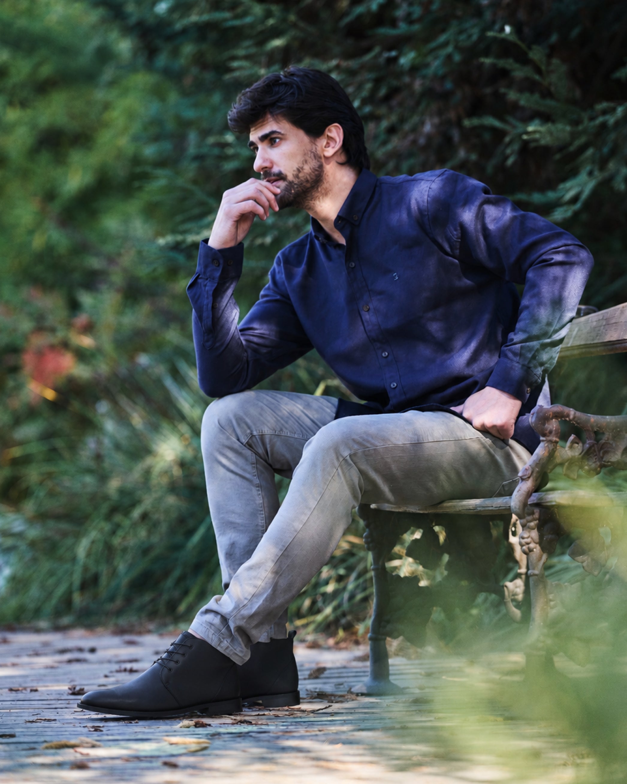 Botín Hombre Sanhattan Cromo