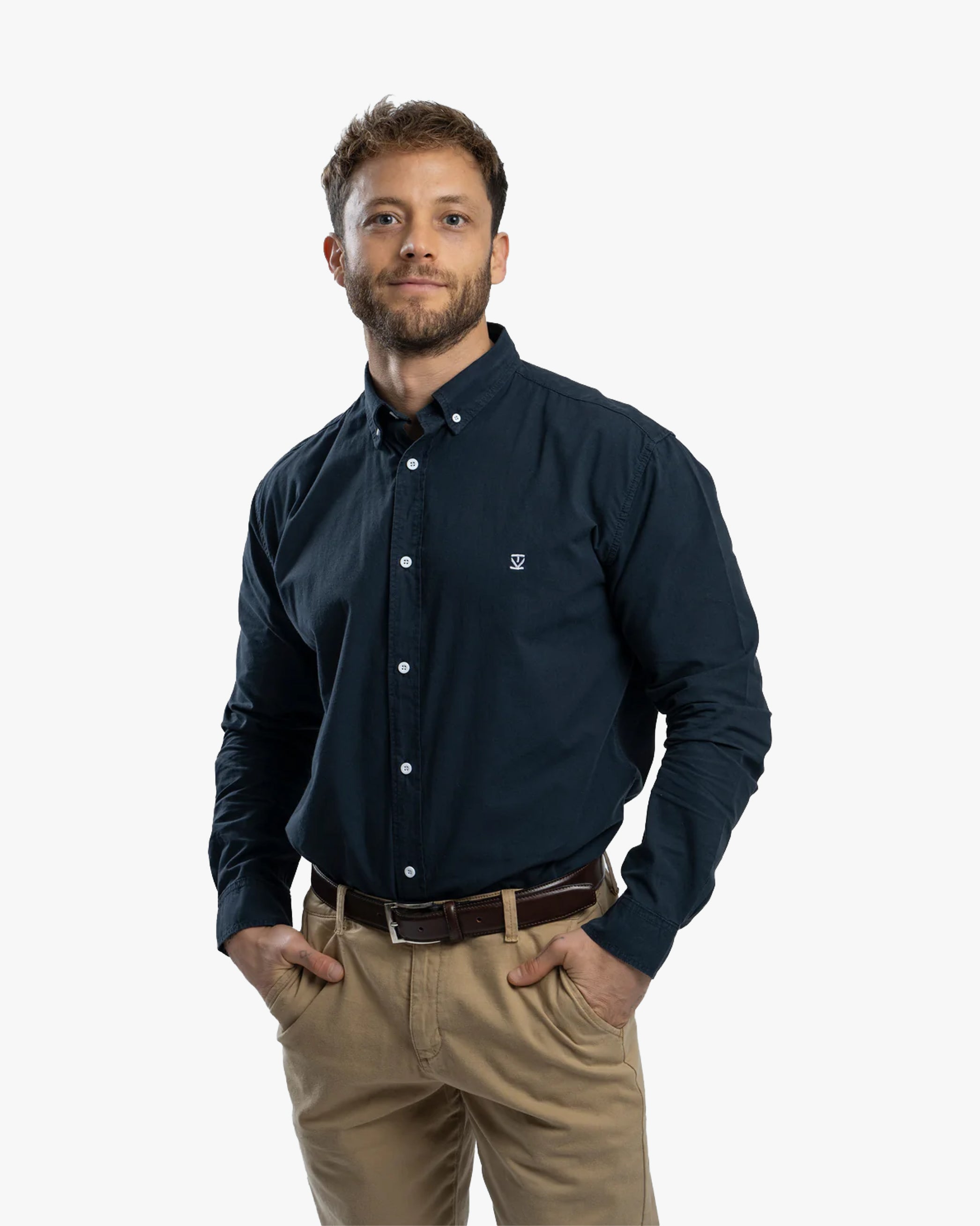Camisa Oxford '24 Navy - Trauko