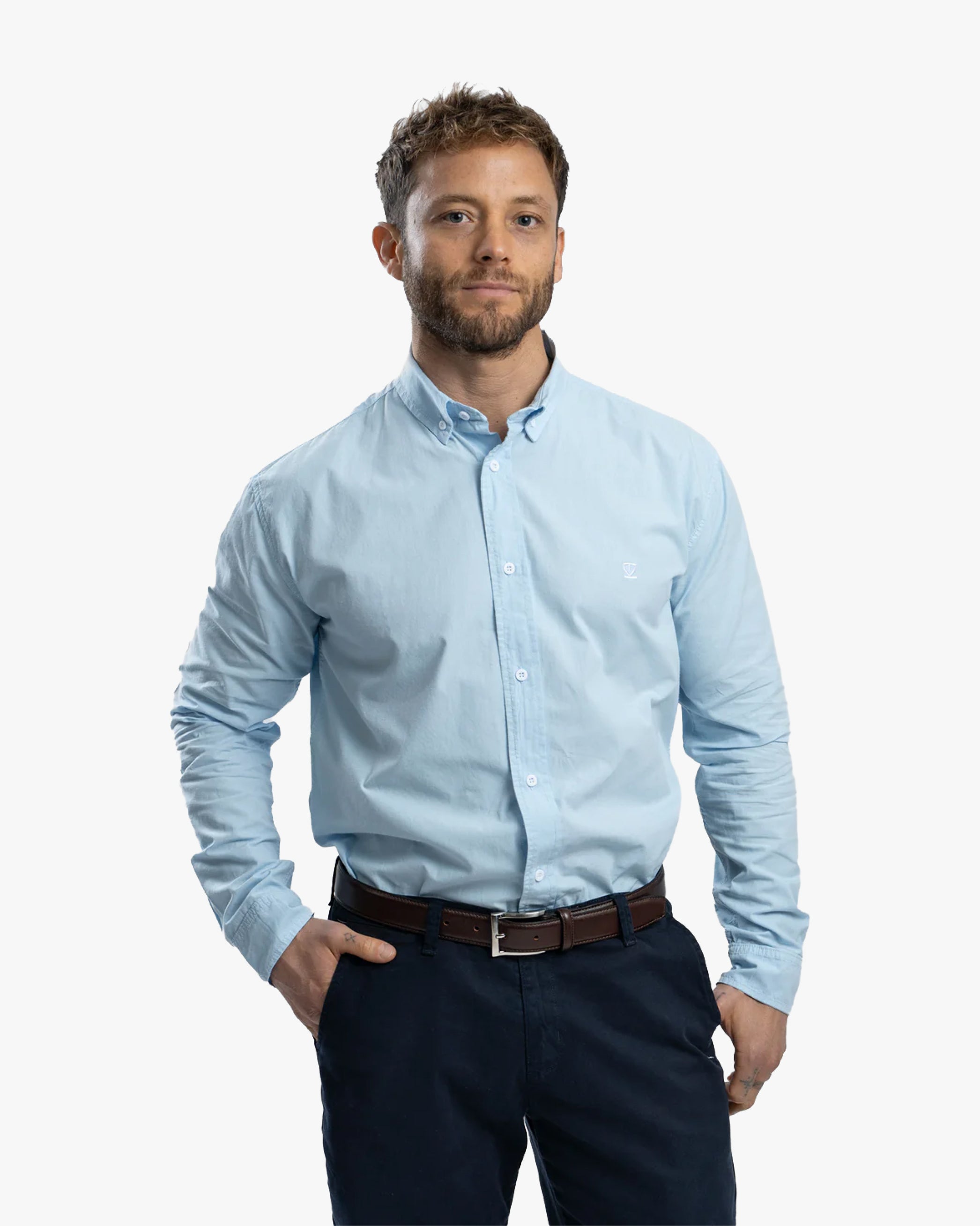 Camisa Oxford '24 Sky - Trauko