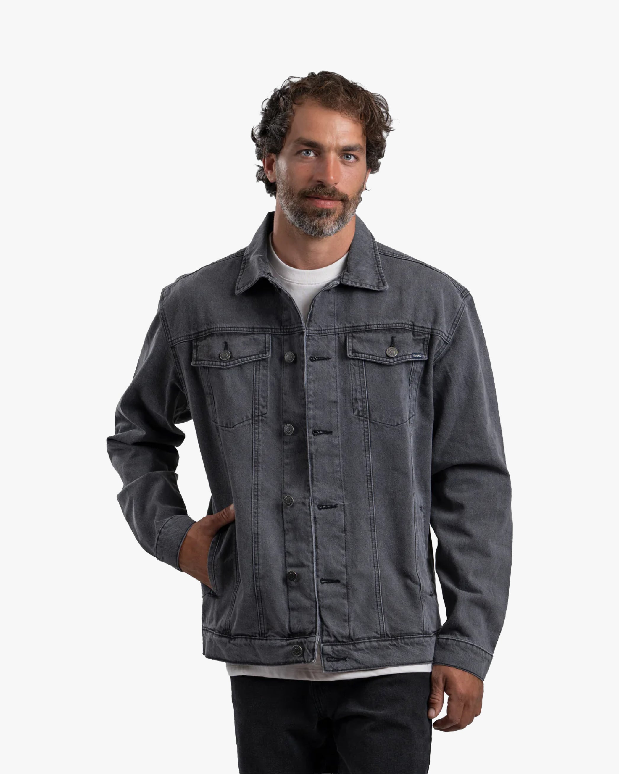 Chaqueta Denim Grey