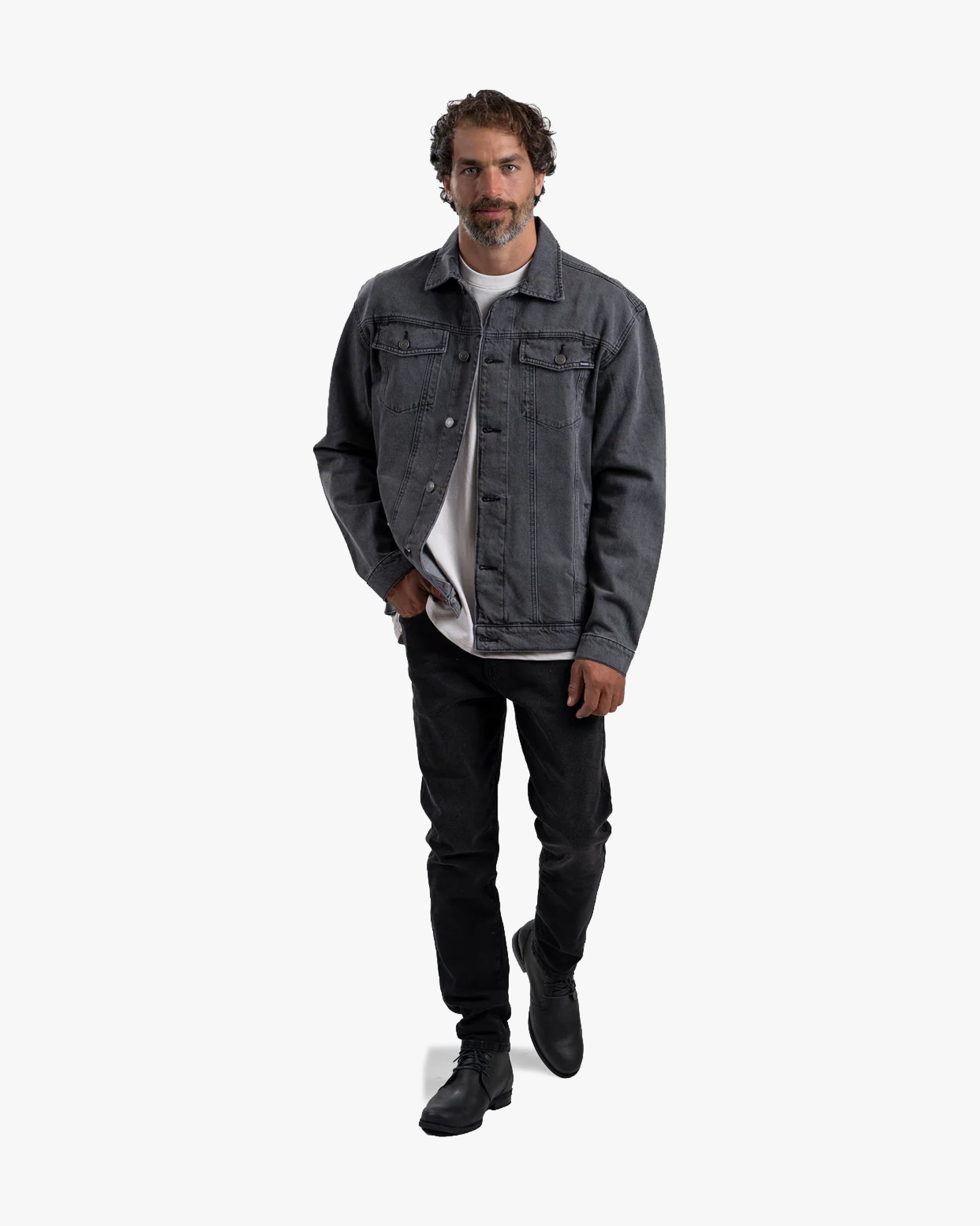 Chaqueta Denim Grey - Trauko