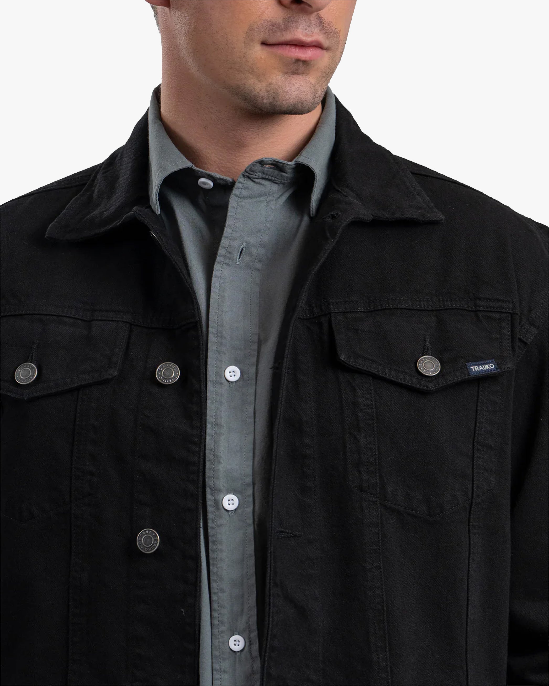 Chaqueta Denim Black - Trauko