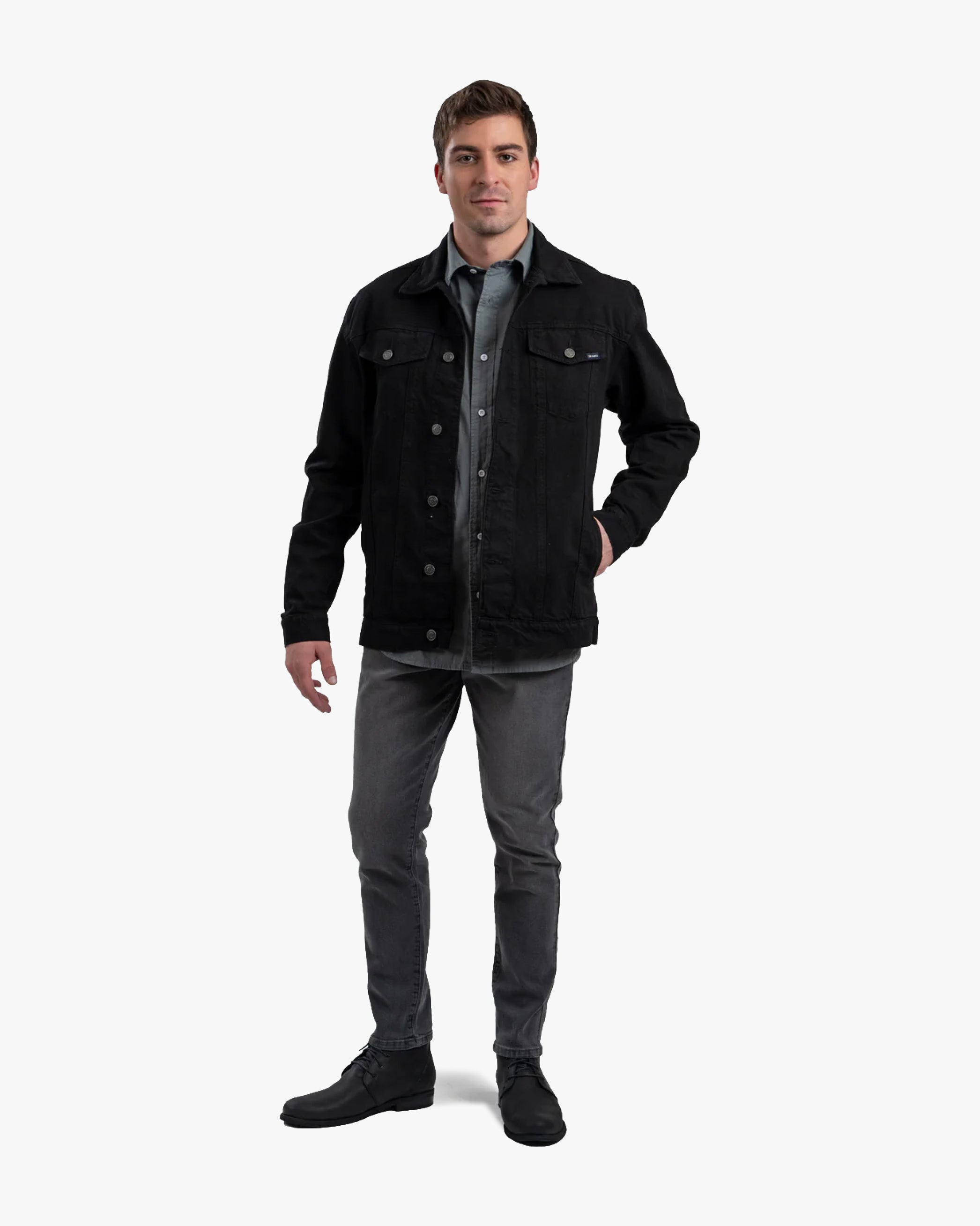 Chaqueta Denim Black - Trauko