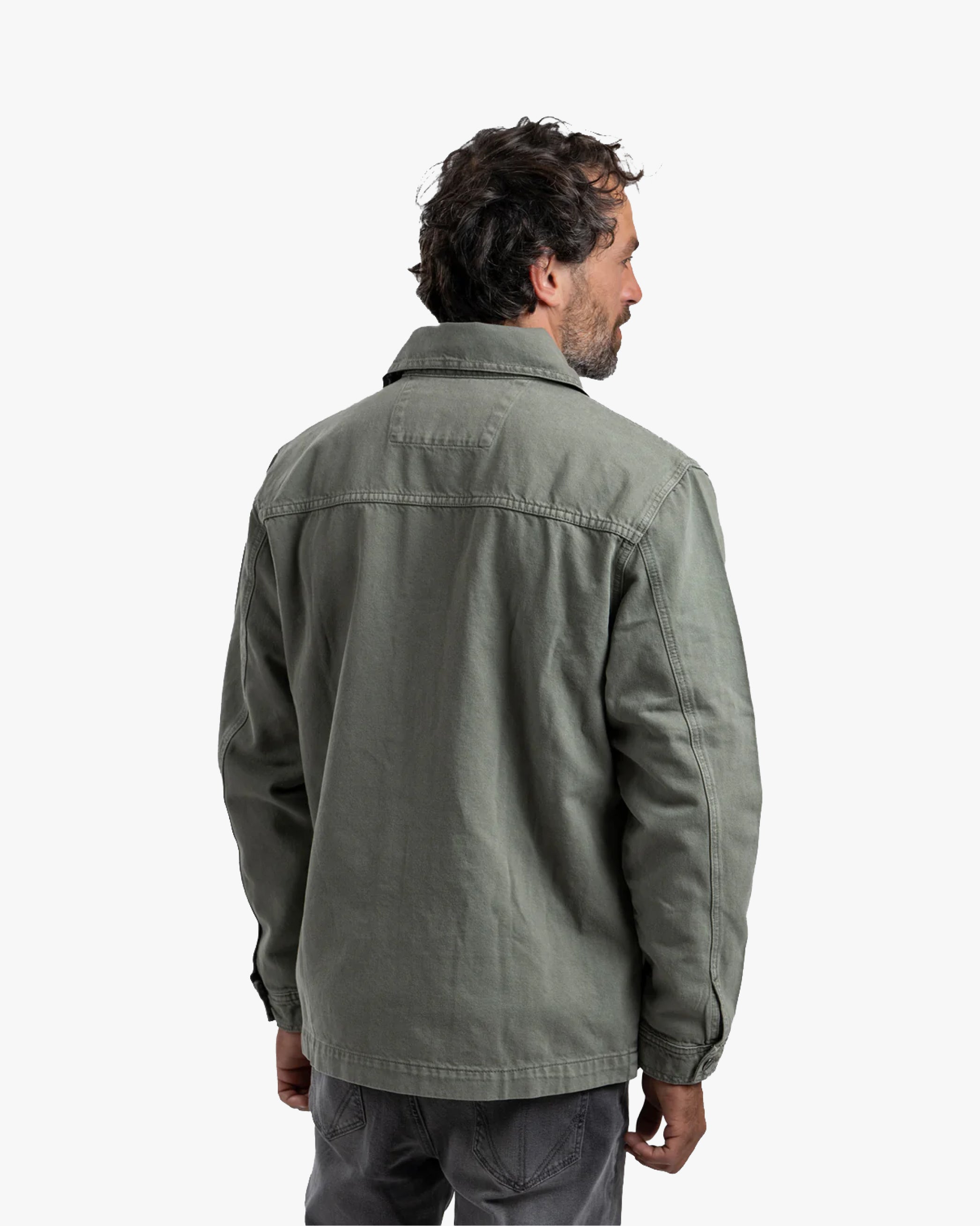 Chaqueta Drill Olive - Trauko