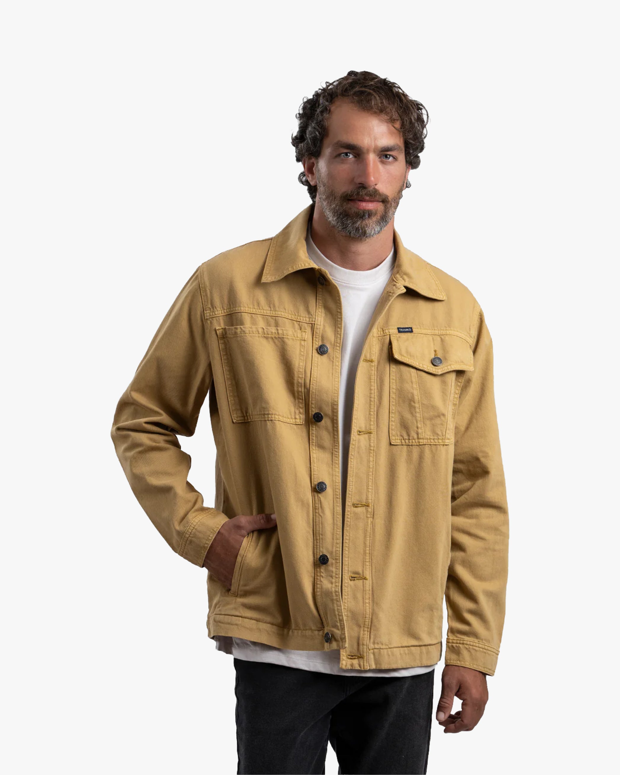 Chaqueta Drill Mostaza
