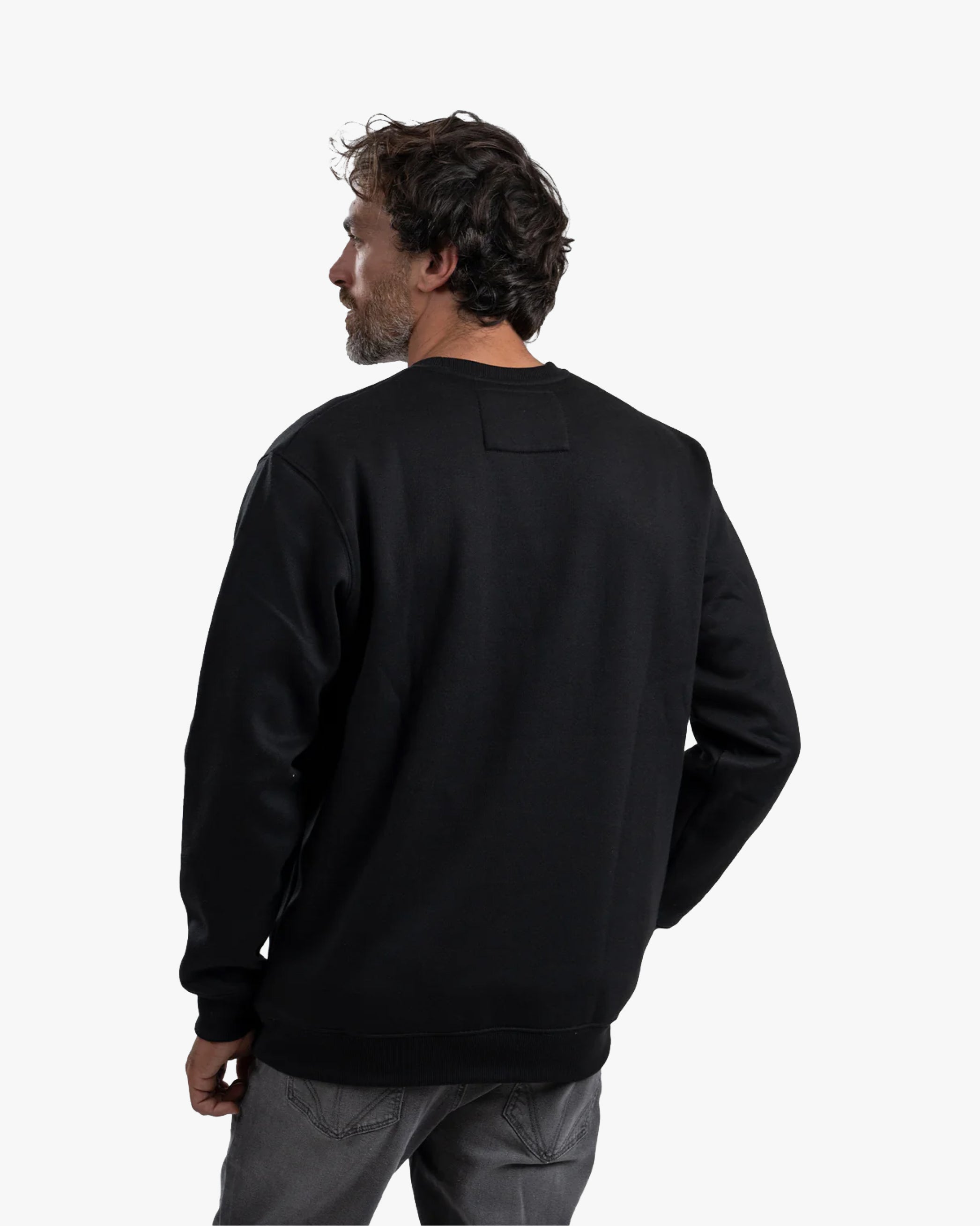 Polerón Crew Black - Trauko