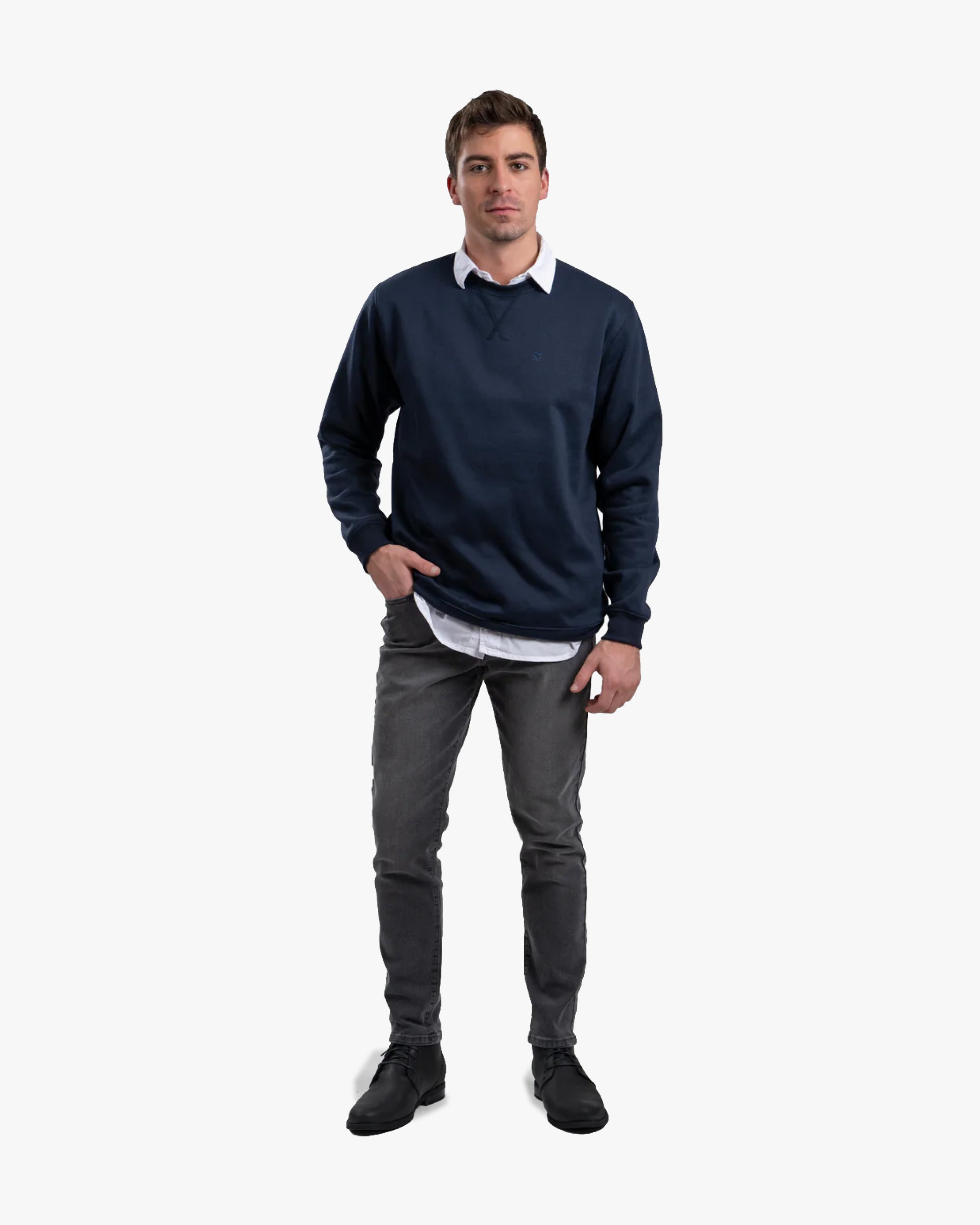 Polerón Crew Navy - Trauko